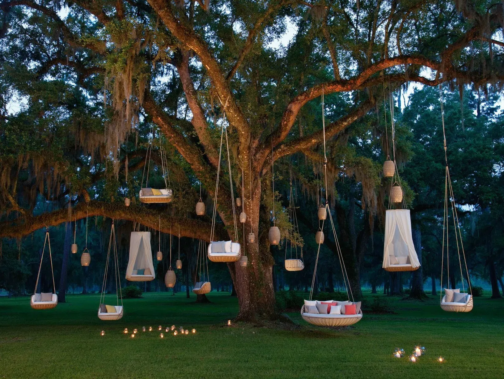 Outdoor swing sofa DEDON Swingrest