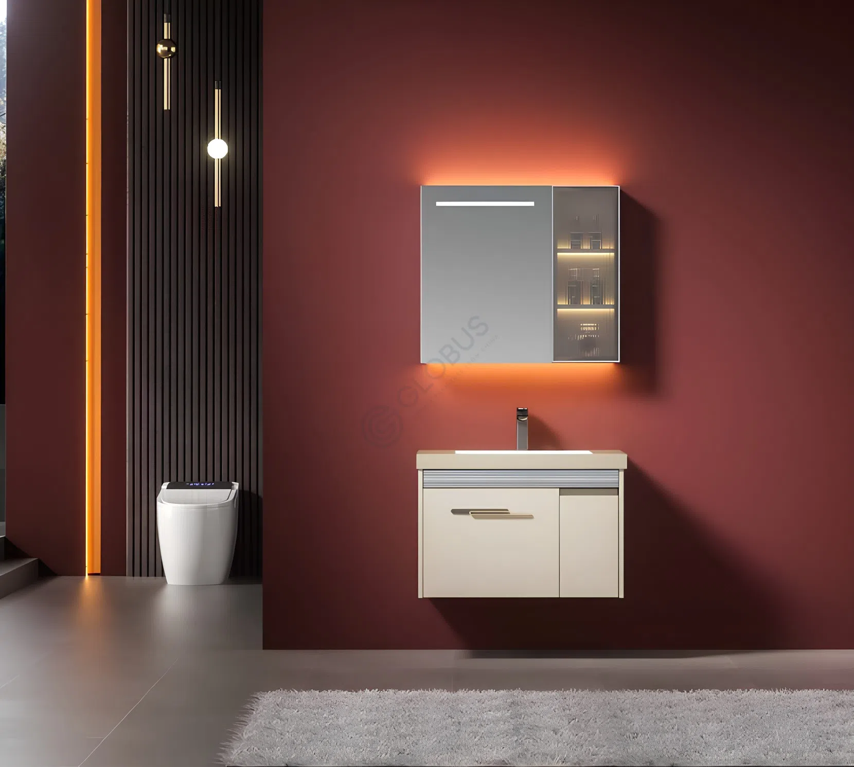 Bathroom cabinet Umbelto