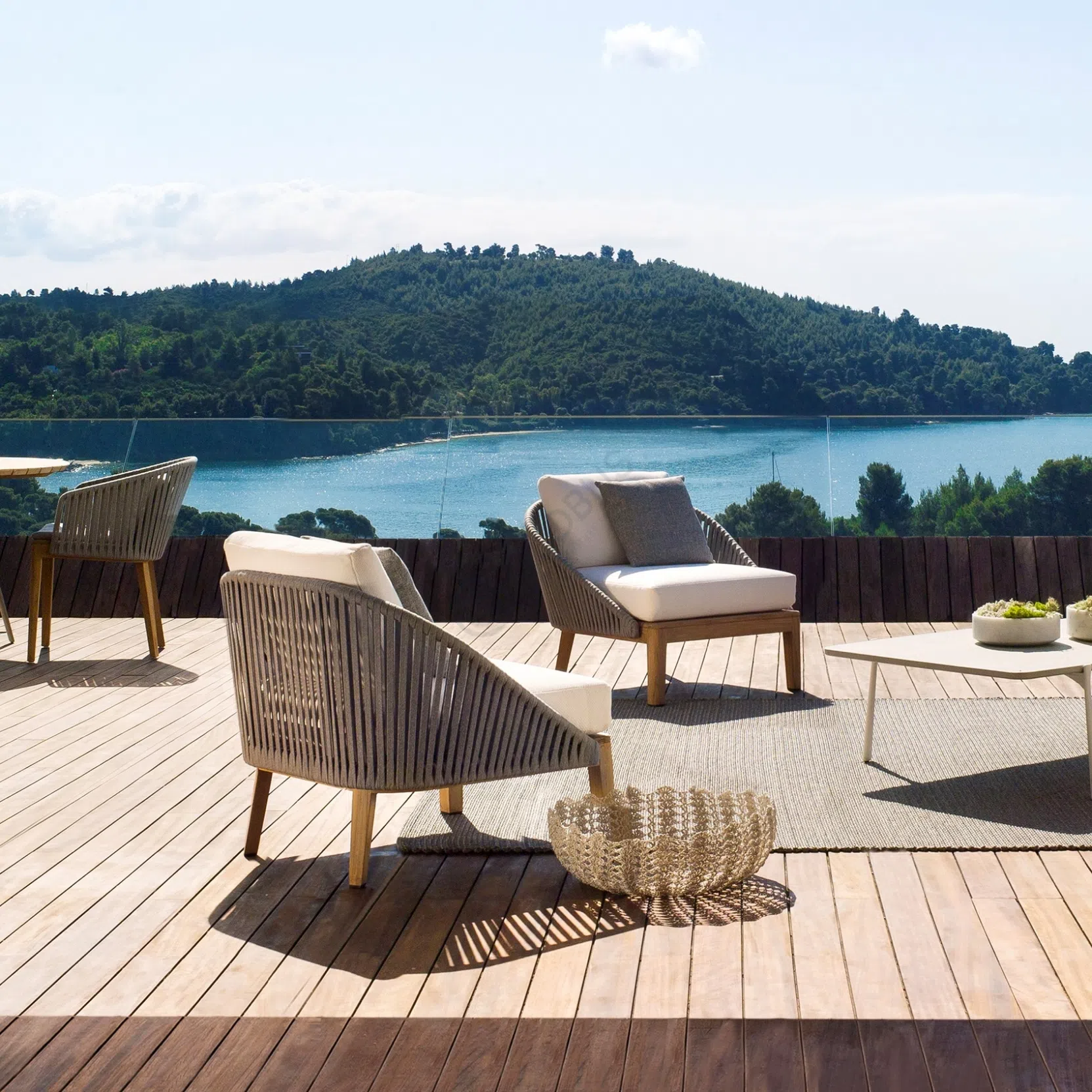 Outdoor armchair TRIBU Mood lounge