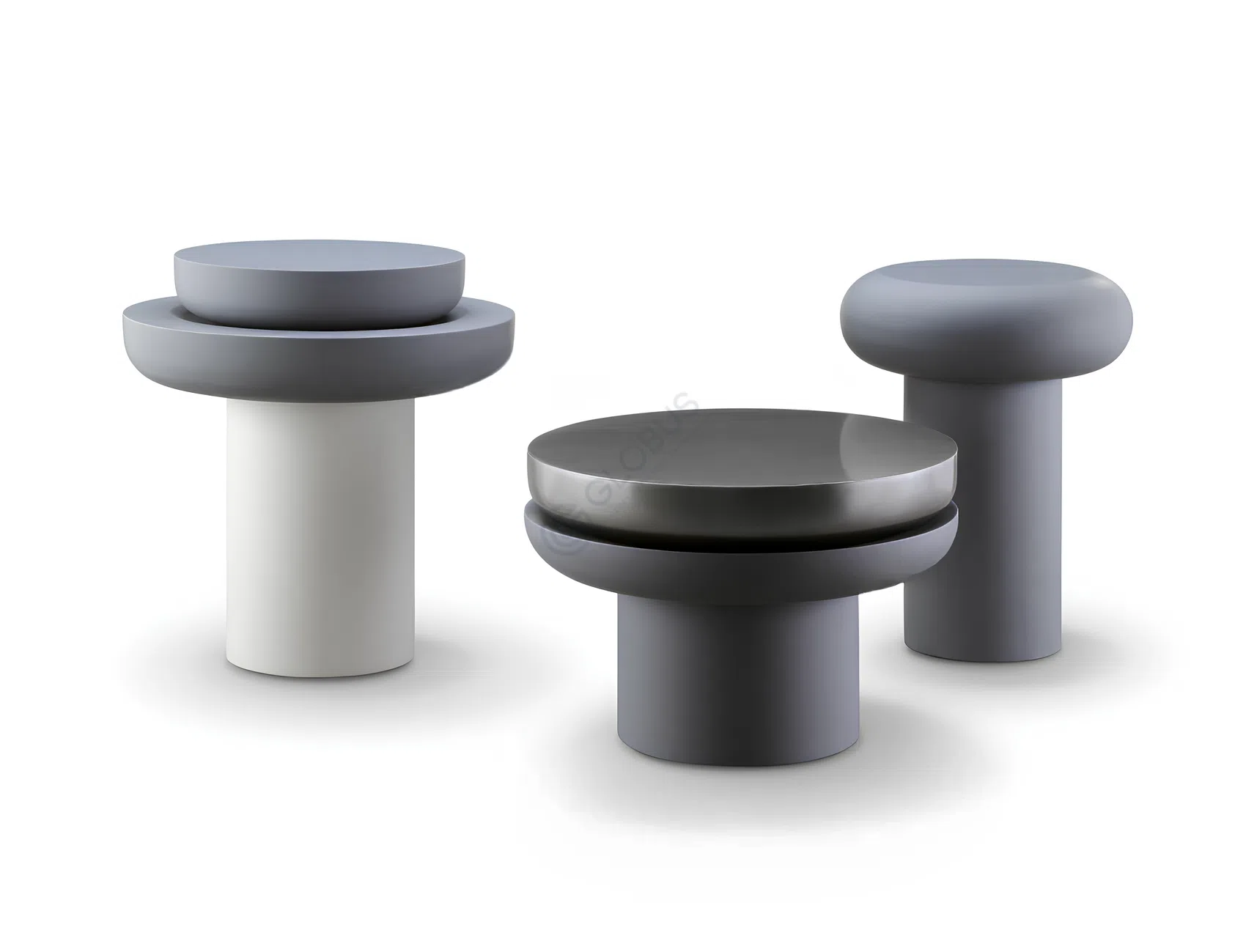 Side table ALAIN GILLES Stacked