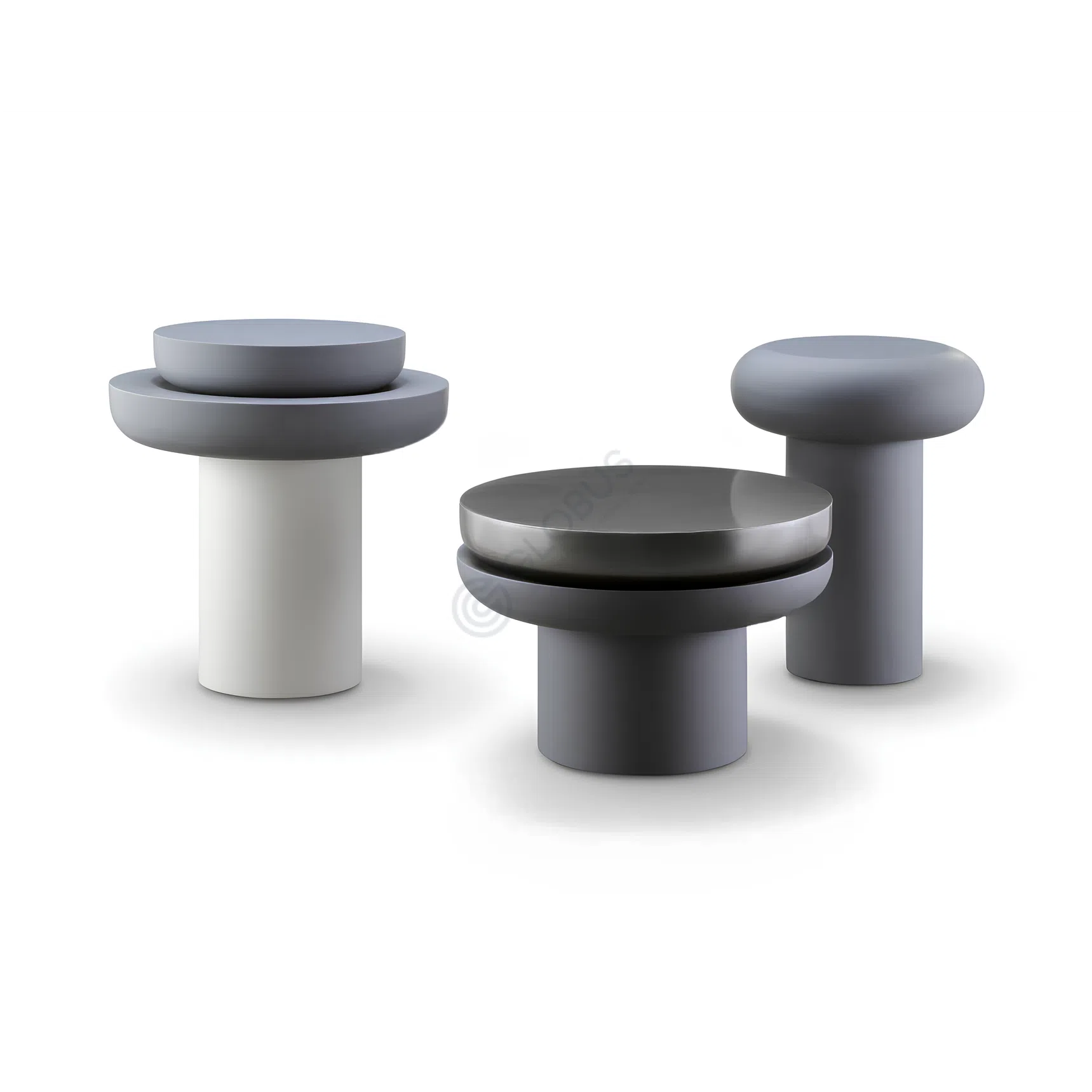 Side table ALAIN GILLES Stacked