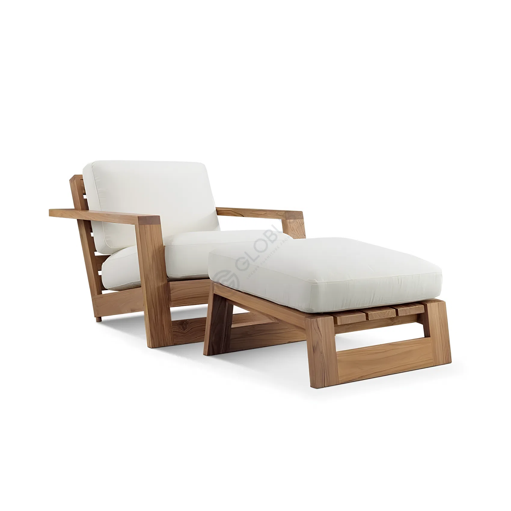 Outdoor armchair Ugualino