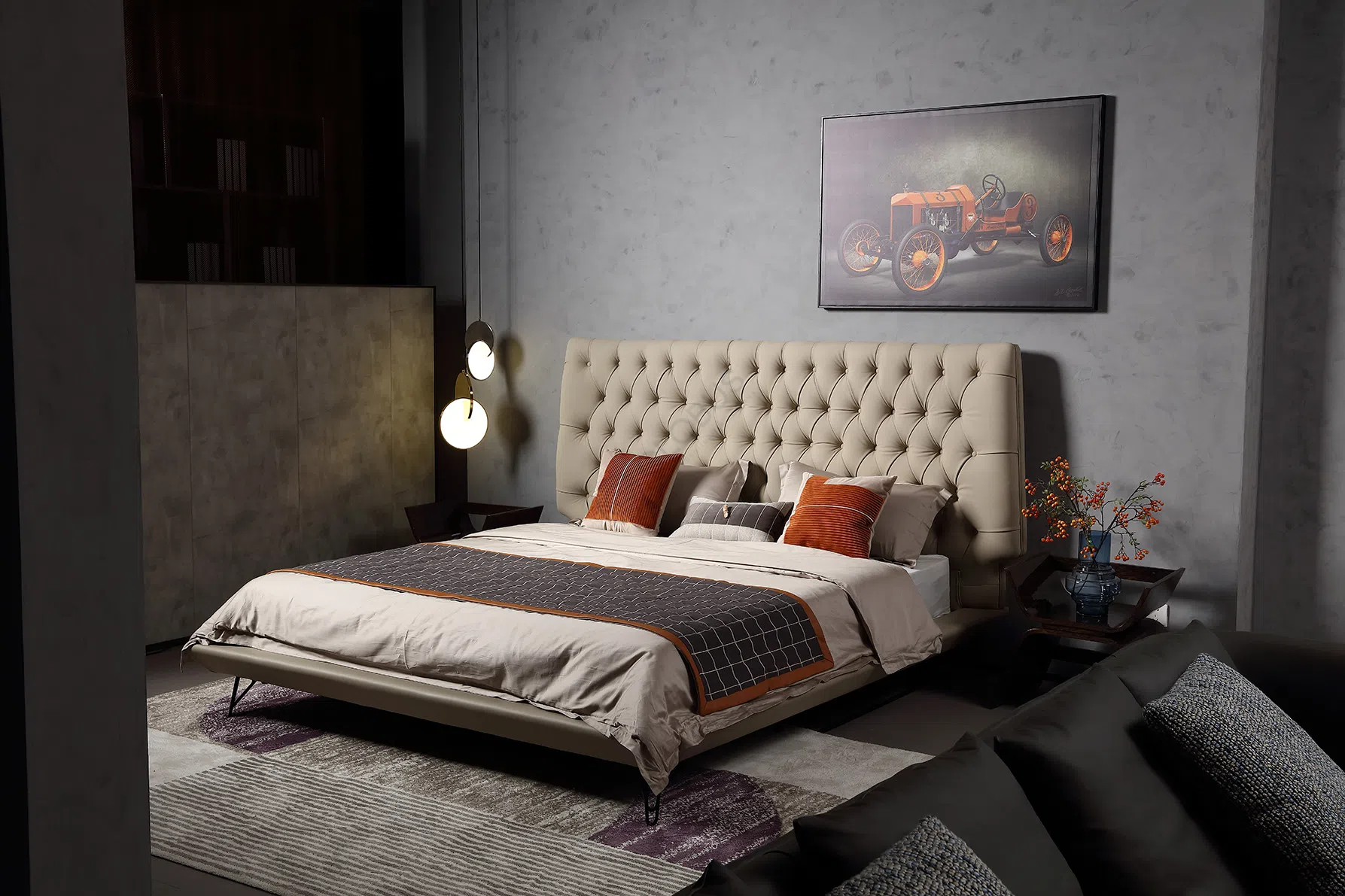 Bed NATUZZI ITALIA Dolce Vita 141576 Globus Furniture from China