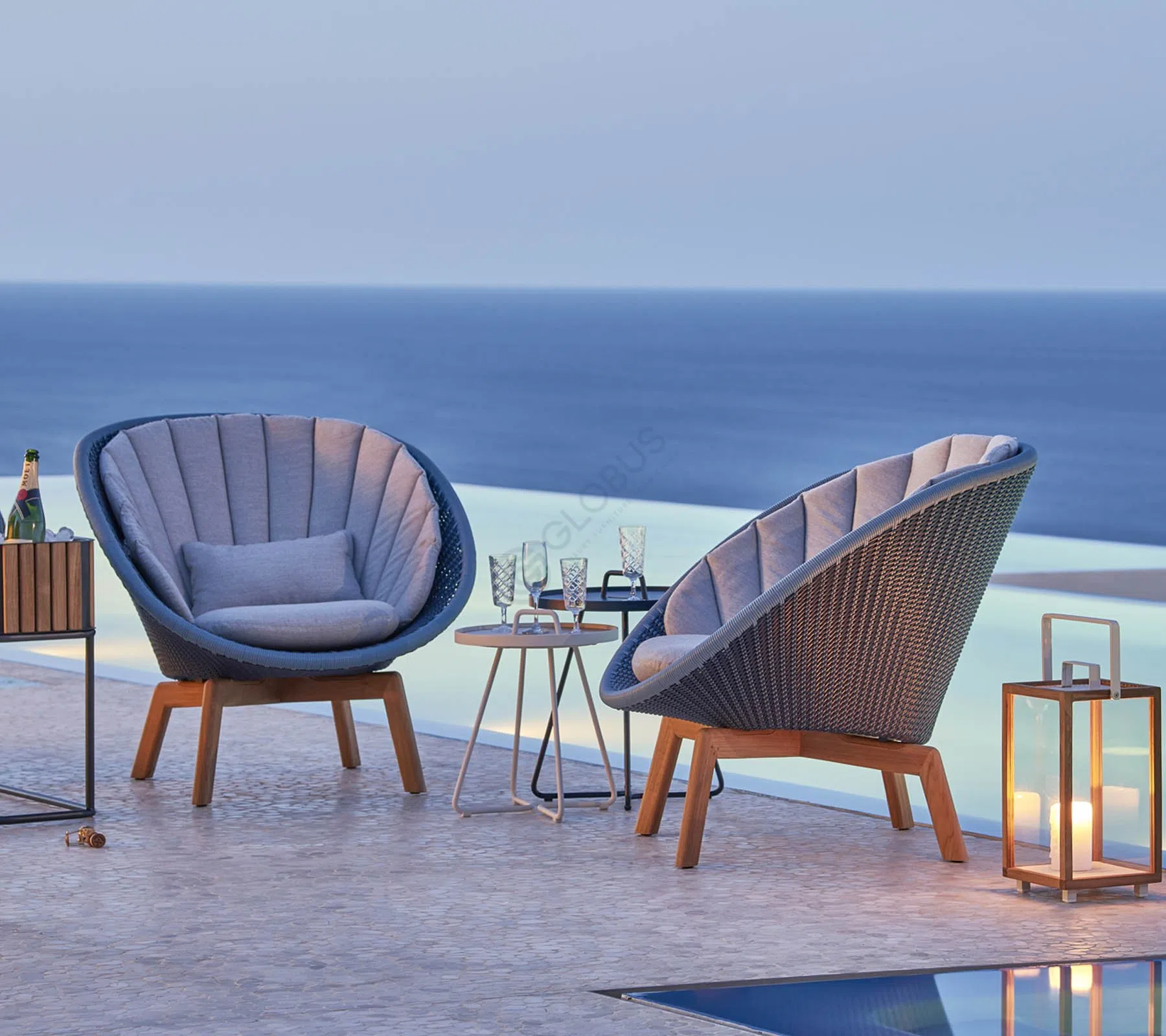 Outdoor armchair Sagaci