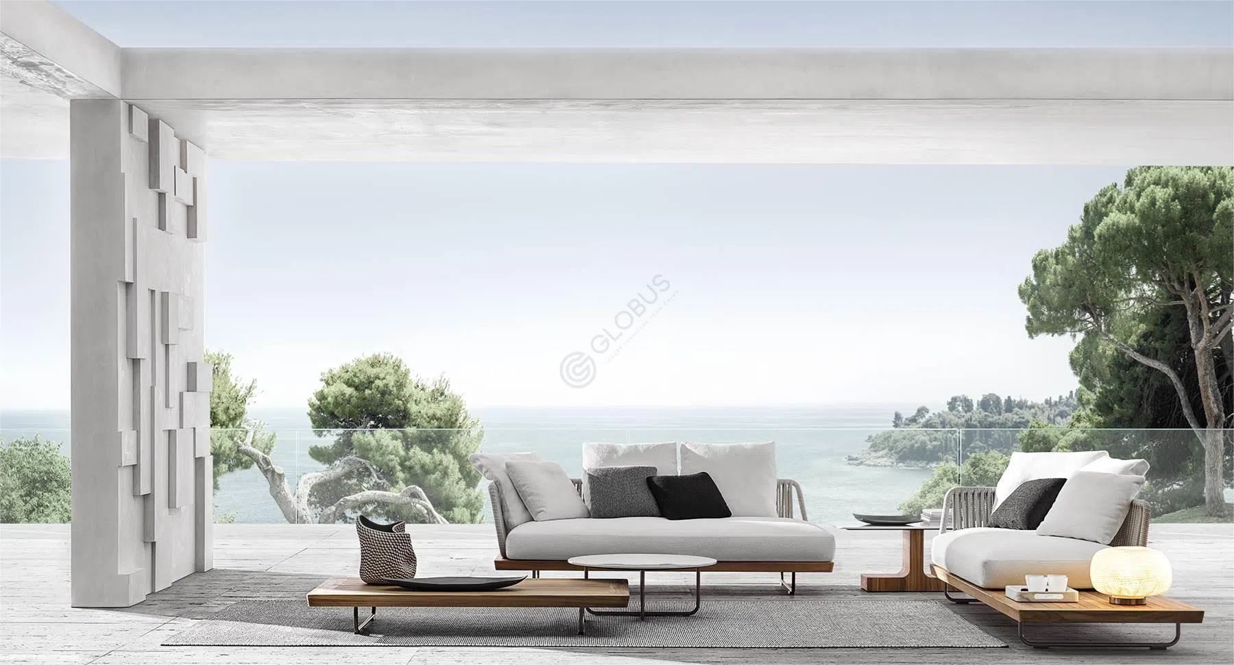 Outdoor coffee table MINOTTI Sunray