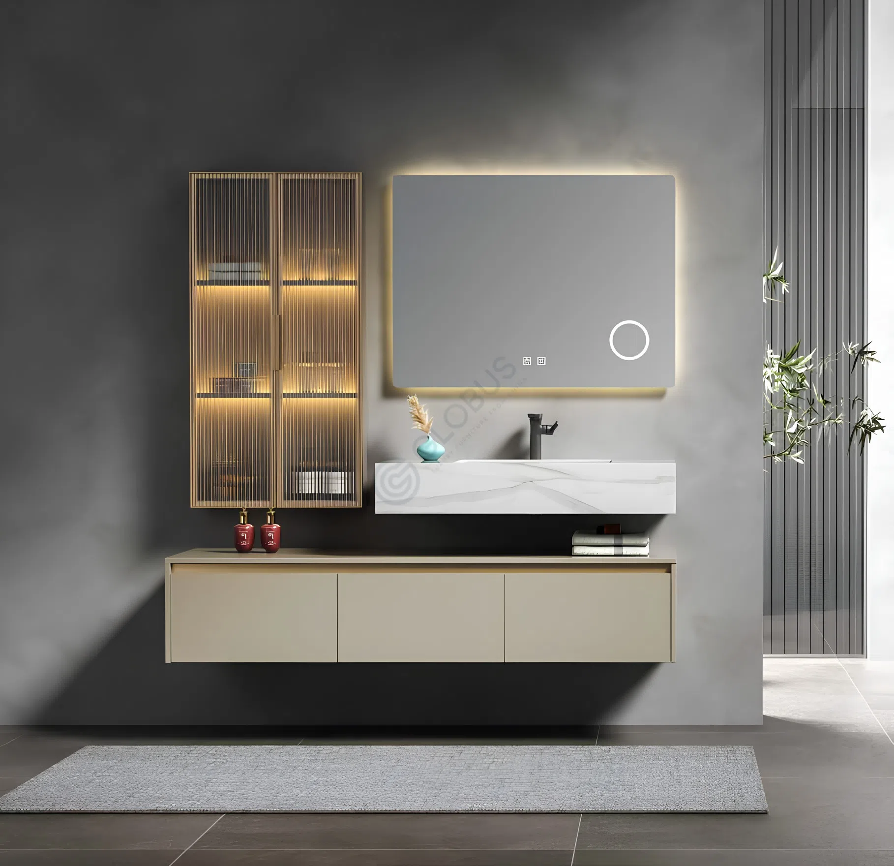 Tall bathroom cabinet Nobel