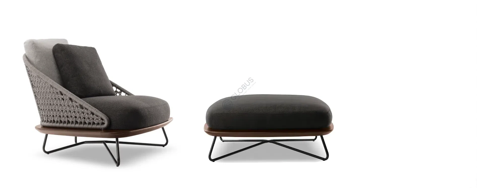 Outdoor pouf MINOTTI Rivera