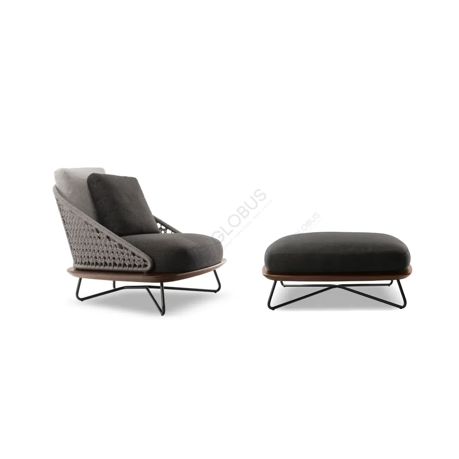 Outdoor pouf MINOTTI Rivera