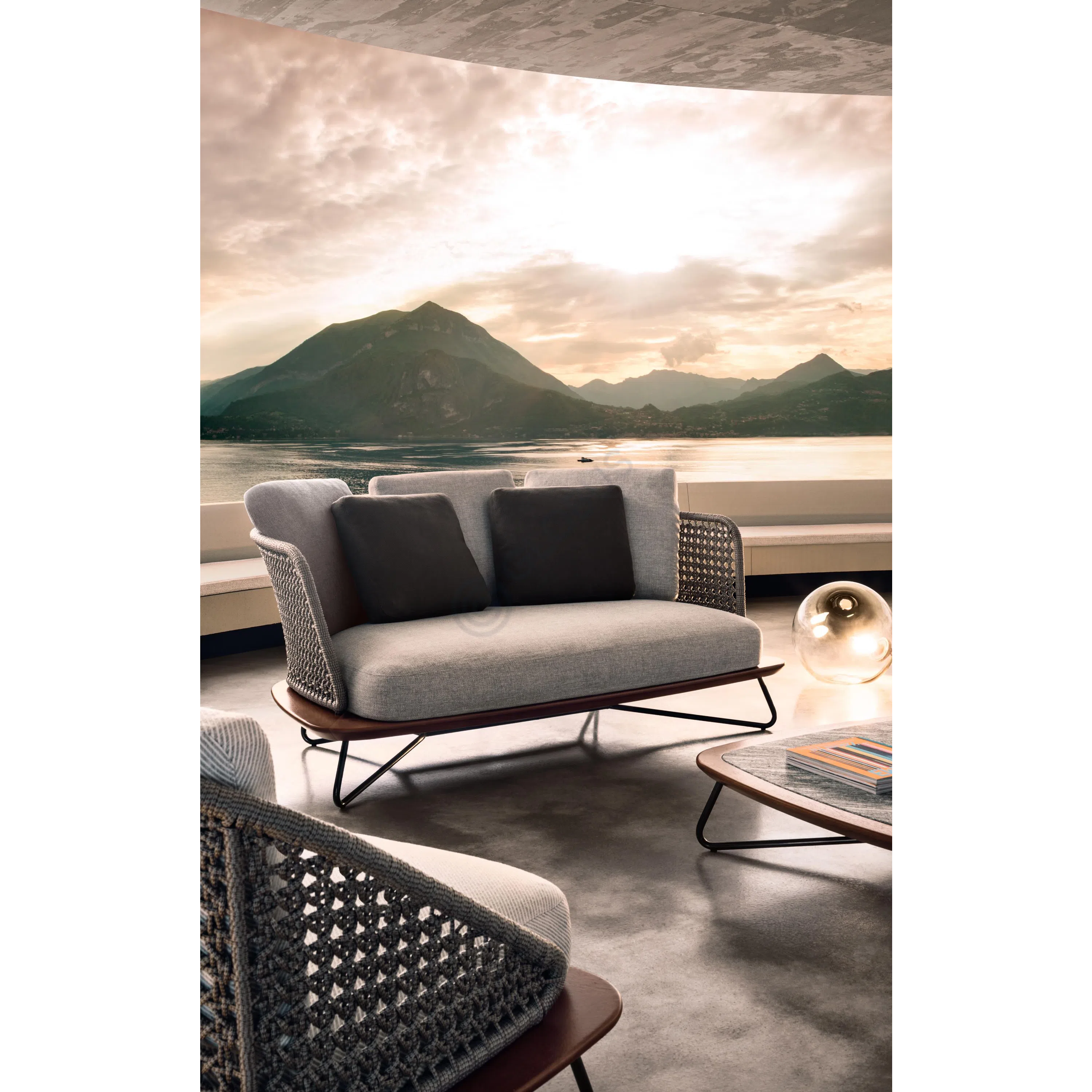 Outdoor sofa MINOTTI Rivera