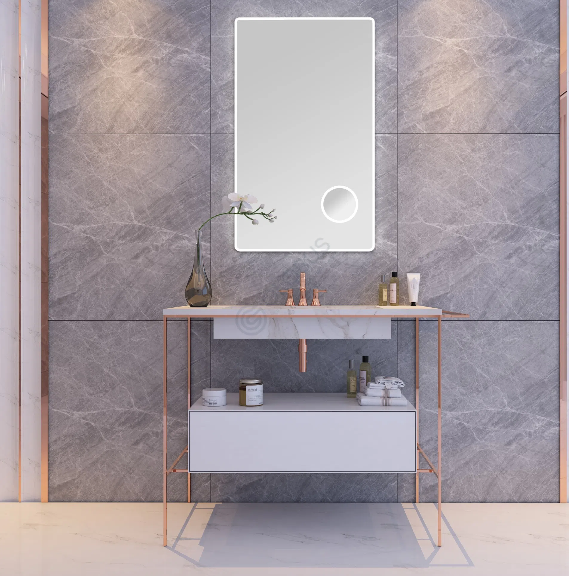 Bathroom cabinet Zeldino