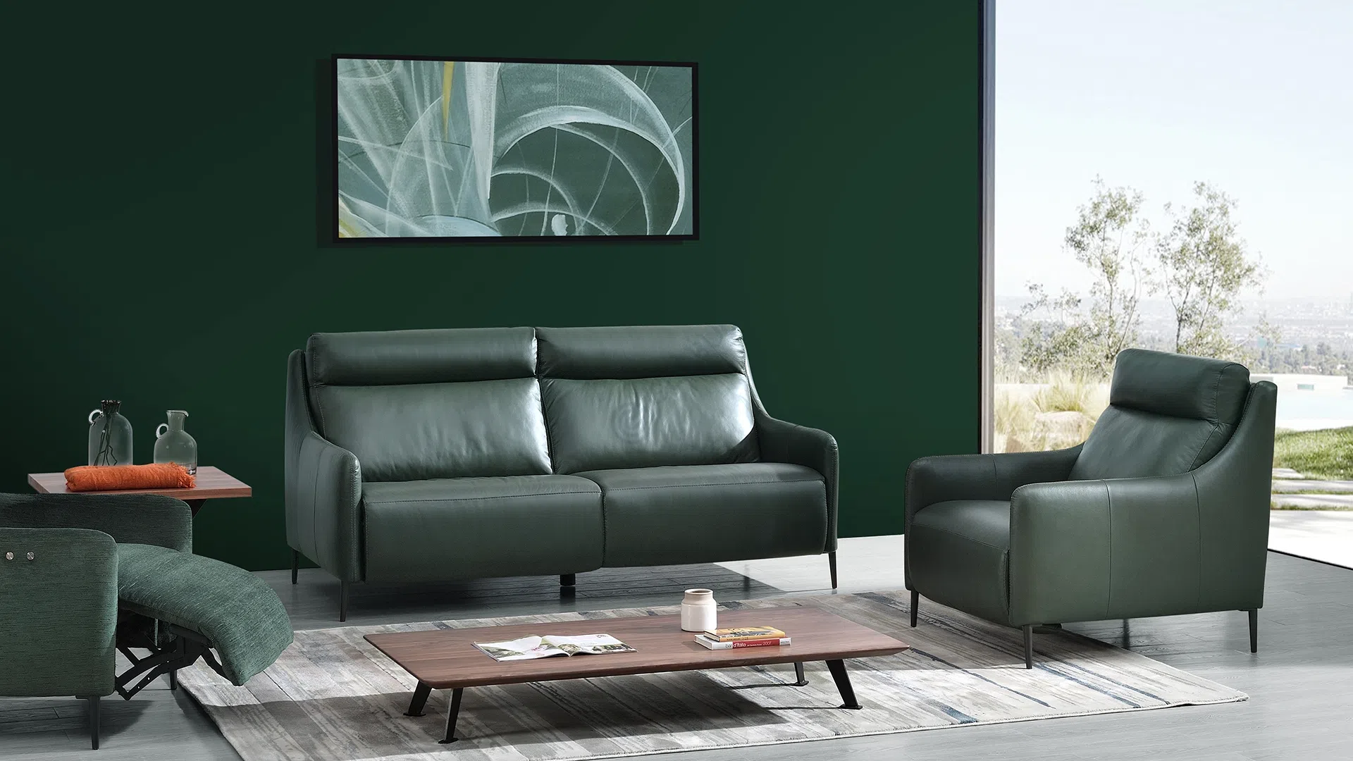 Reclining sofa Poesis