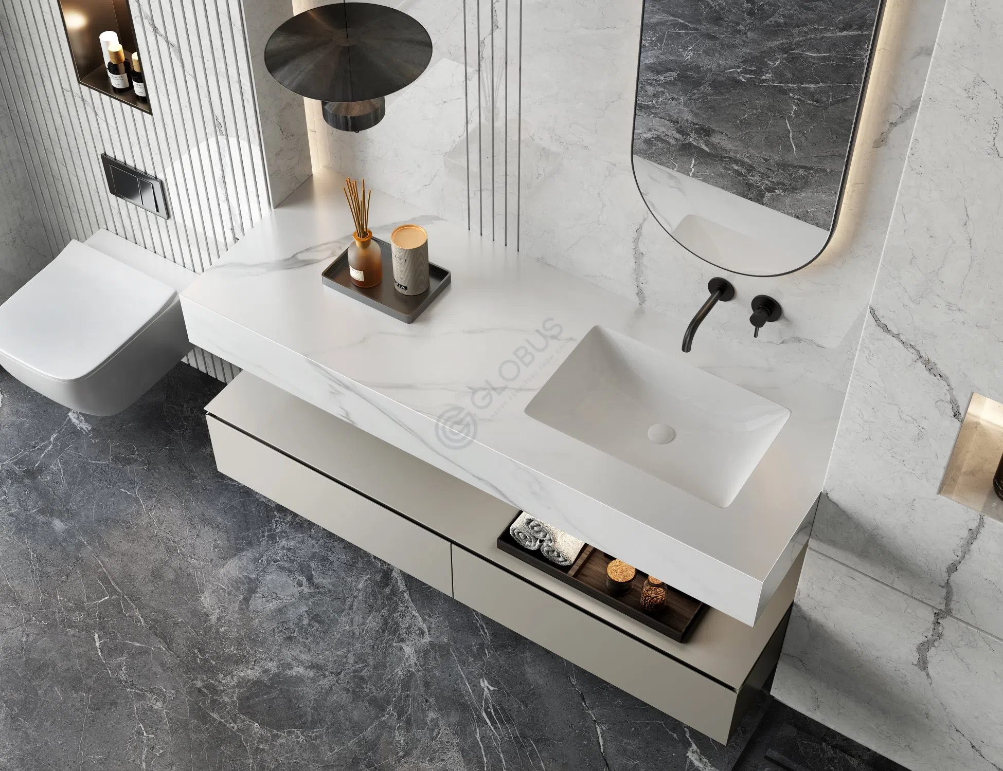 Bathroom cabinet Mabrouka