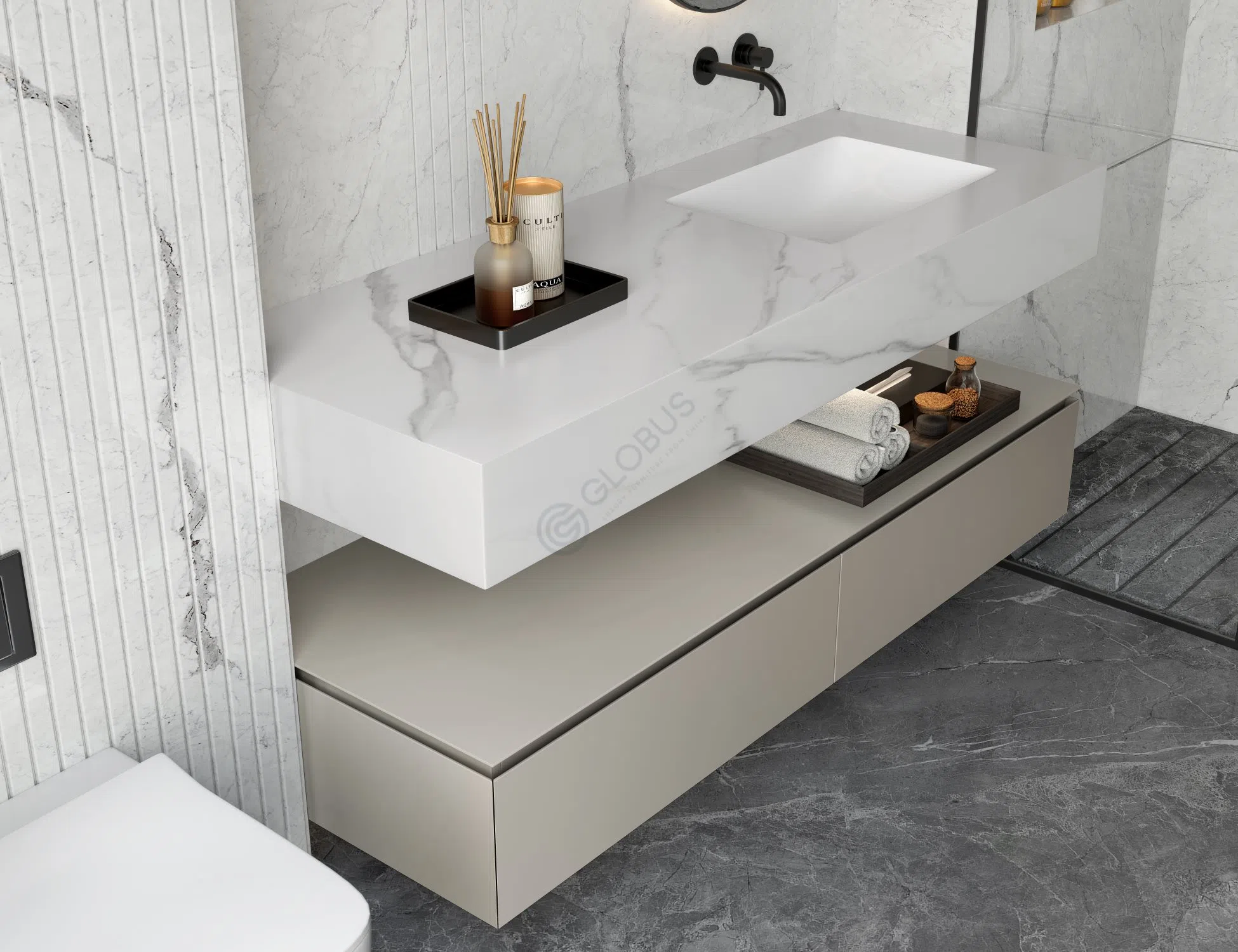 Bathroom cabinet Mabrouka