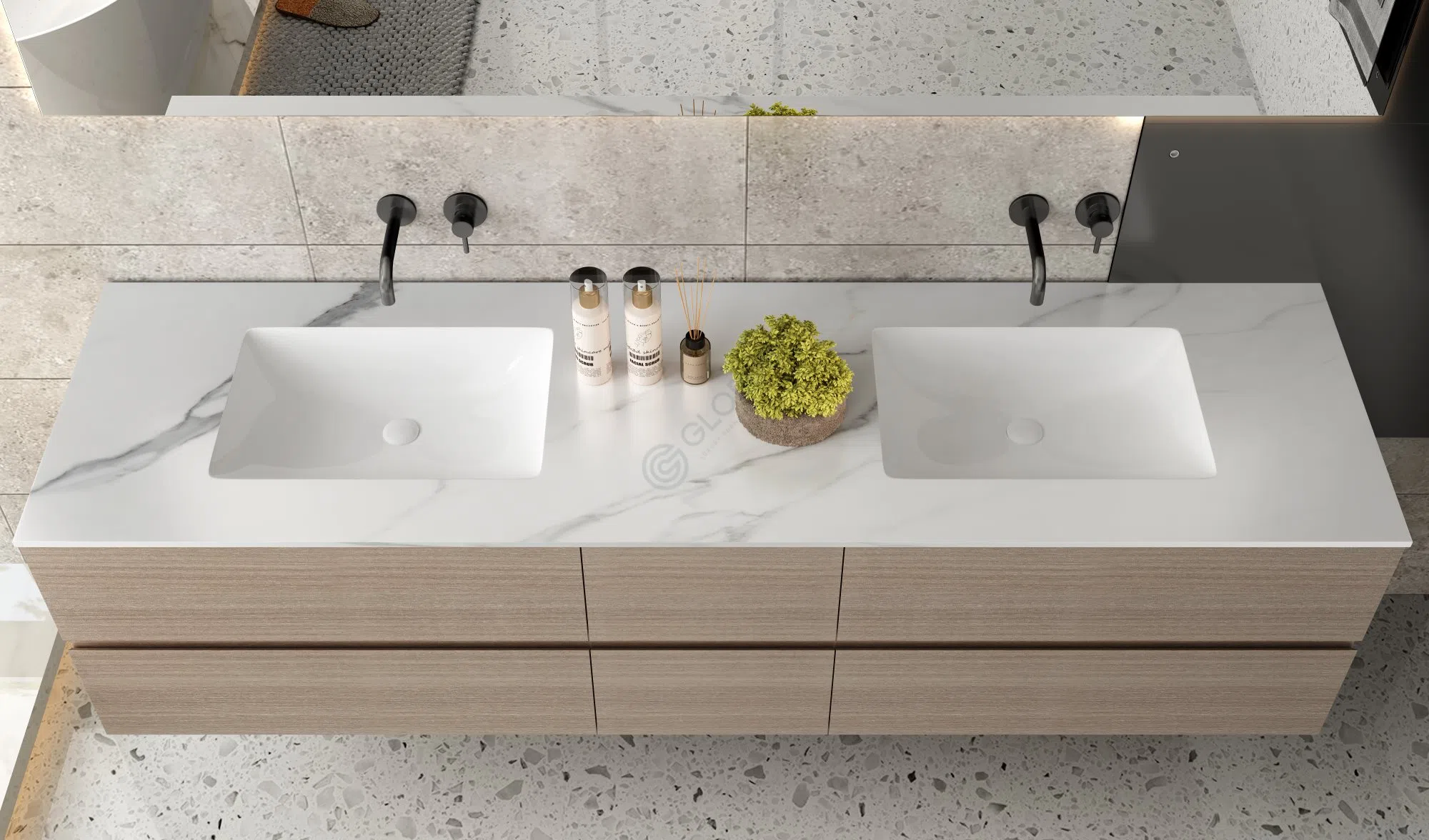 Bathroom cabinet Uneva