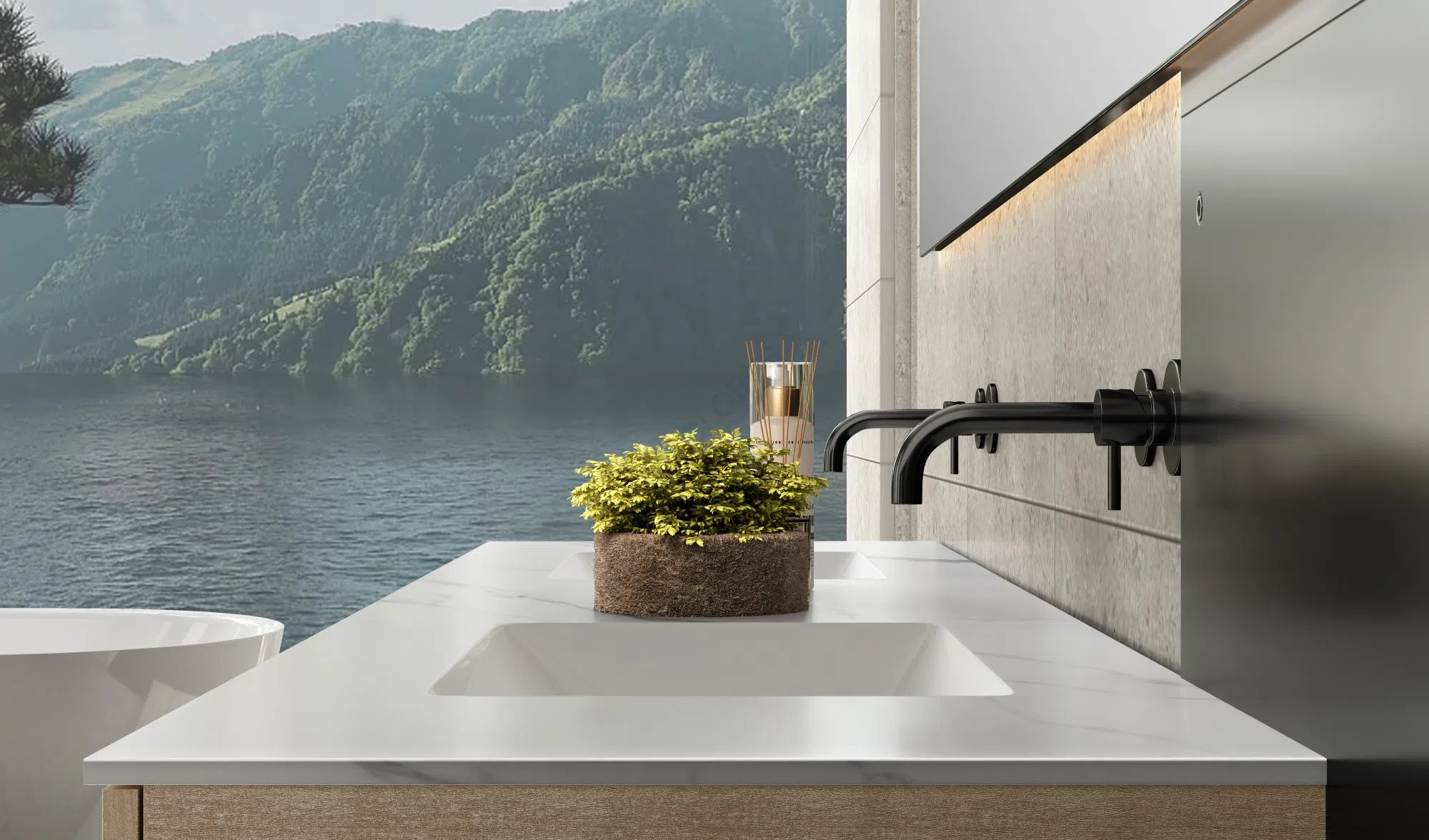 Bathroom cabinet Uneva