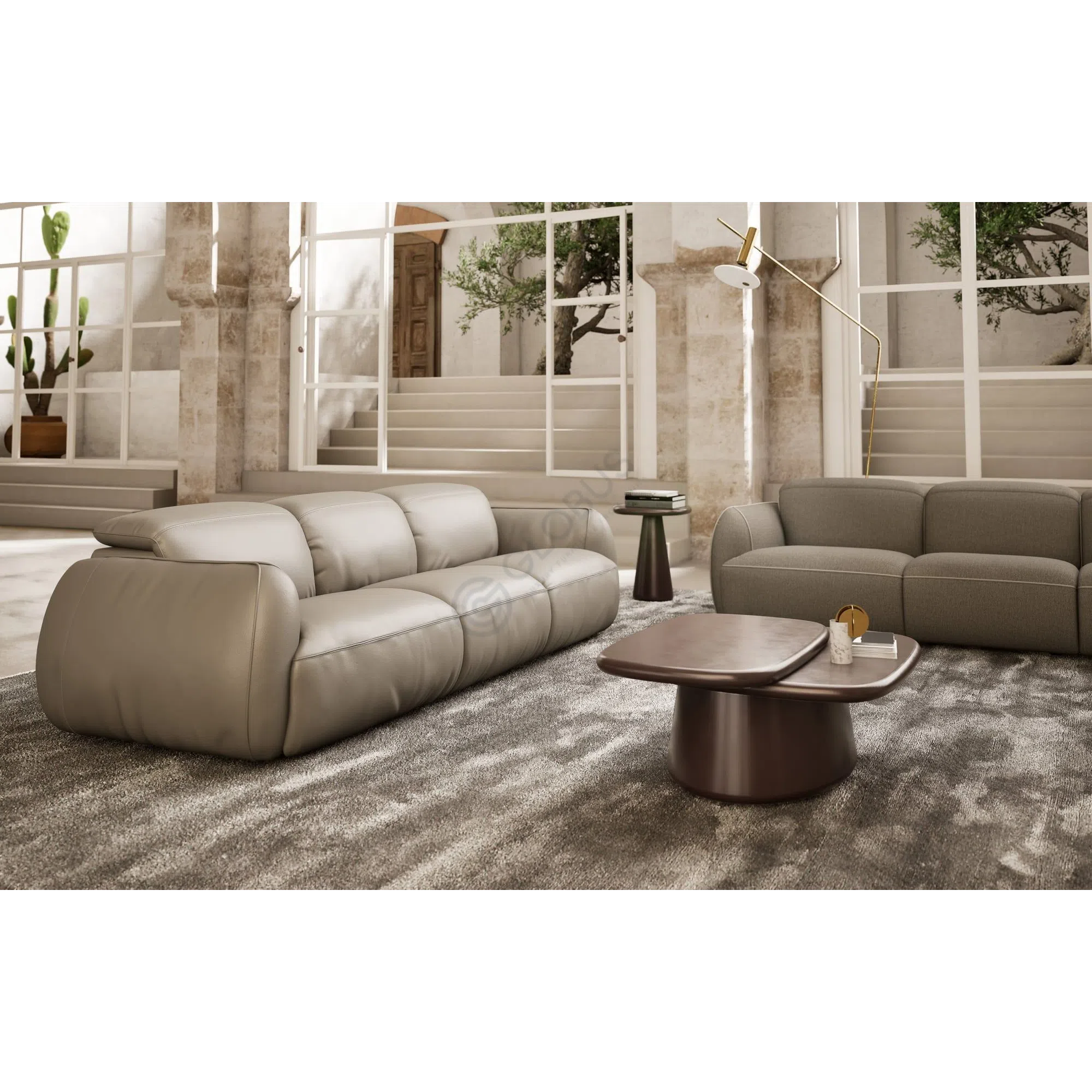 Reclining sofa NATUZZI ITALIA Mindful