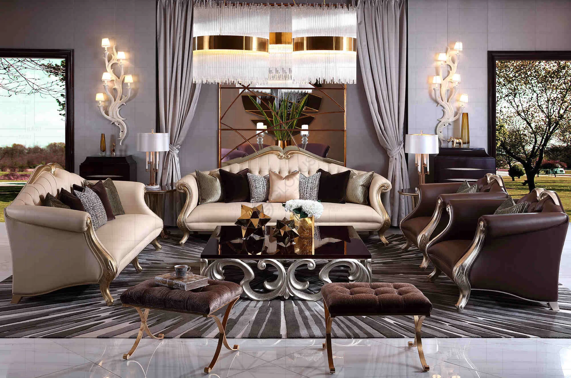 Sofa CHRISTOPHER GUY Grand Cru