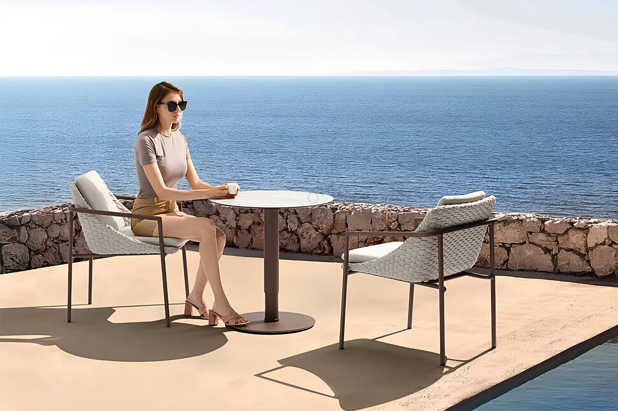 Outdoor bar table Auream