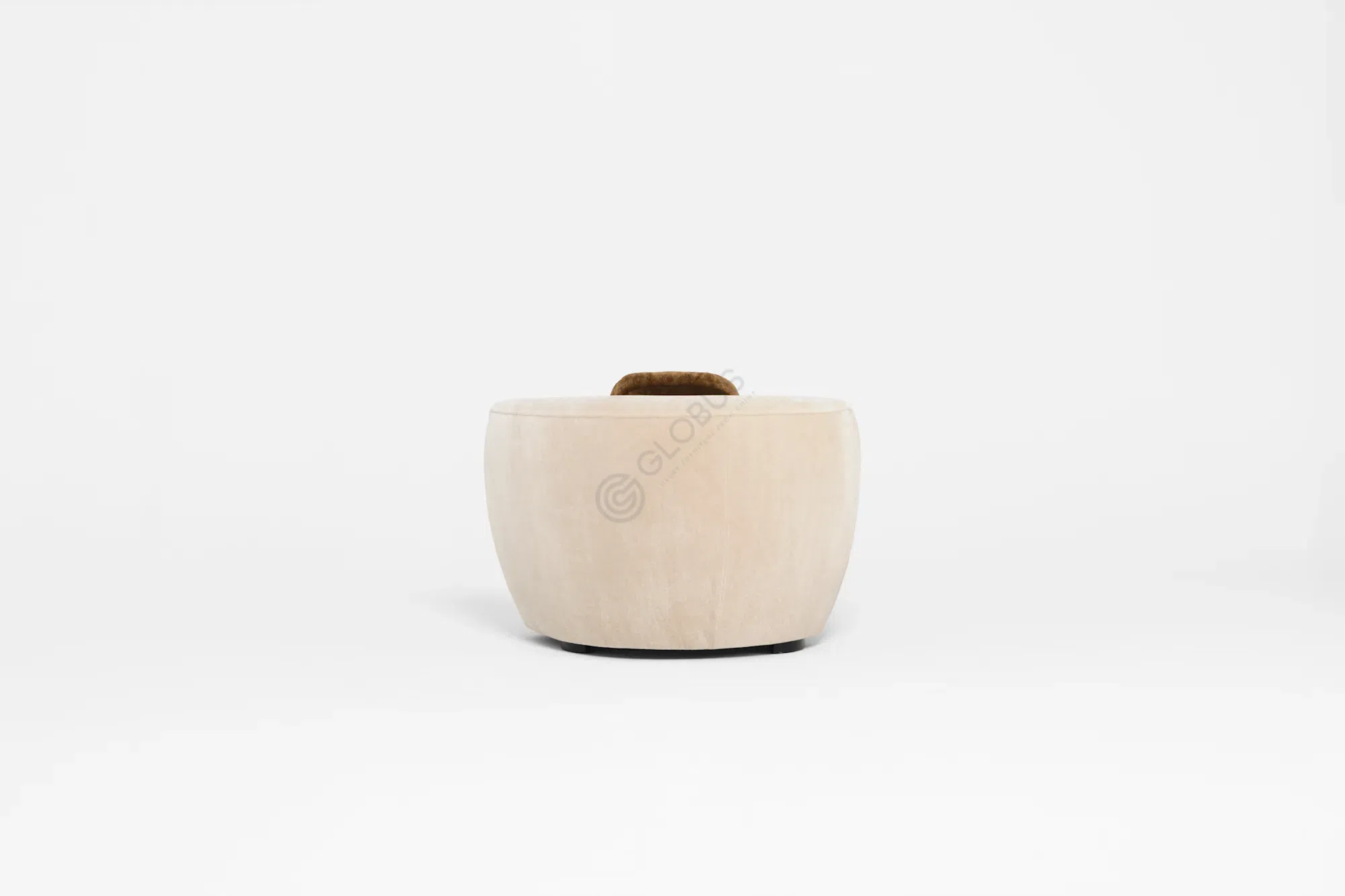 Armchair PIERRE AUGUSTIN ROSE Meridienne