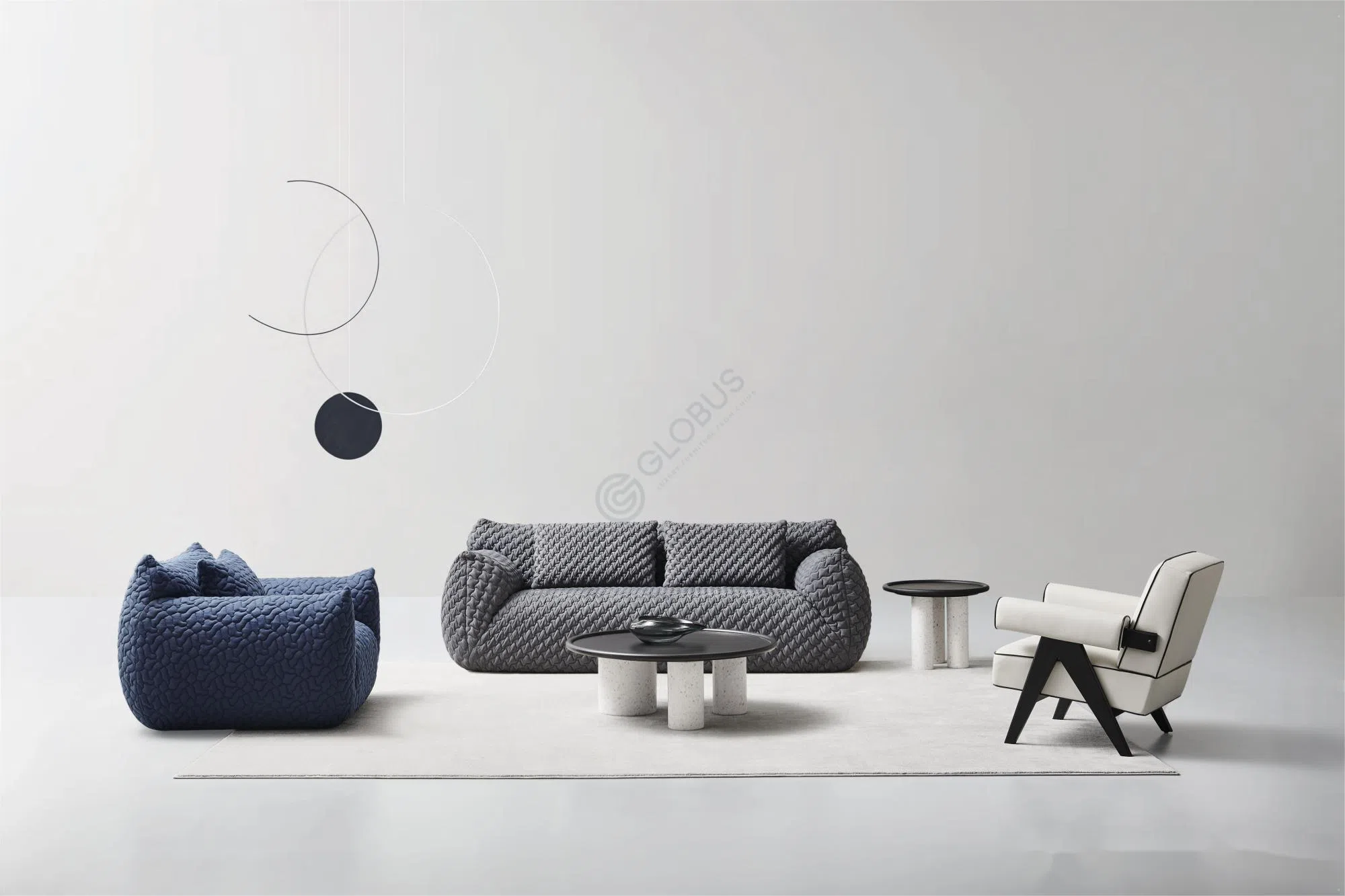 Modern living room №20