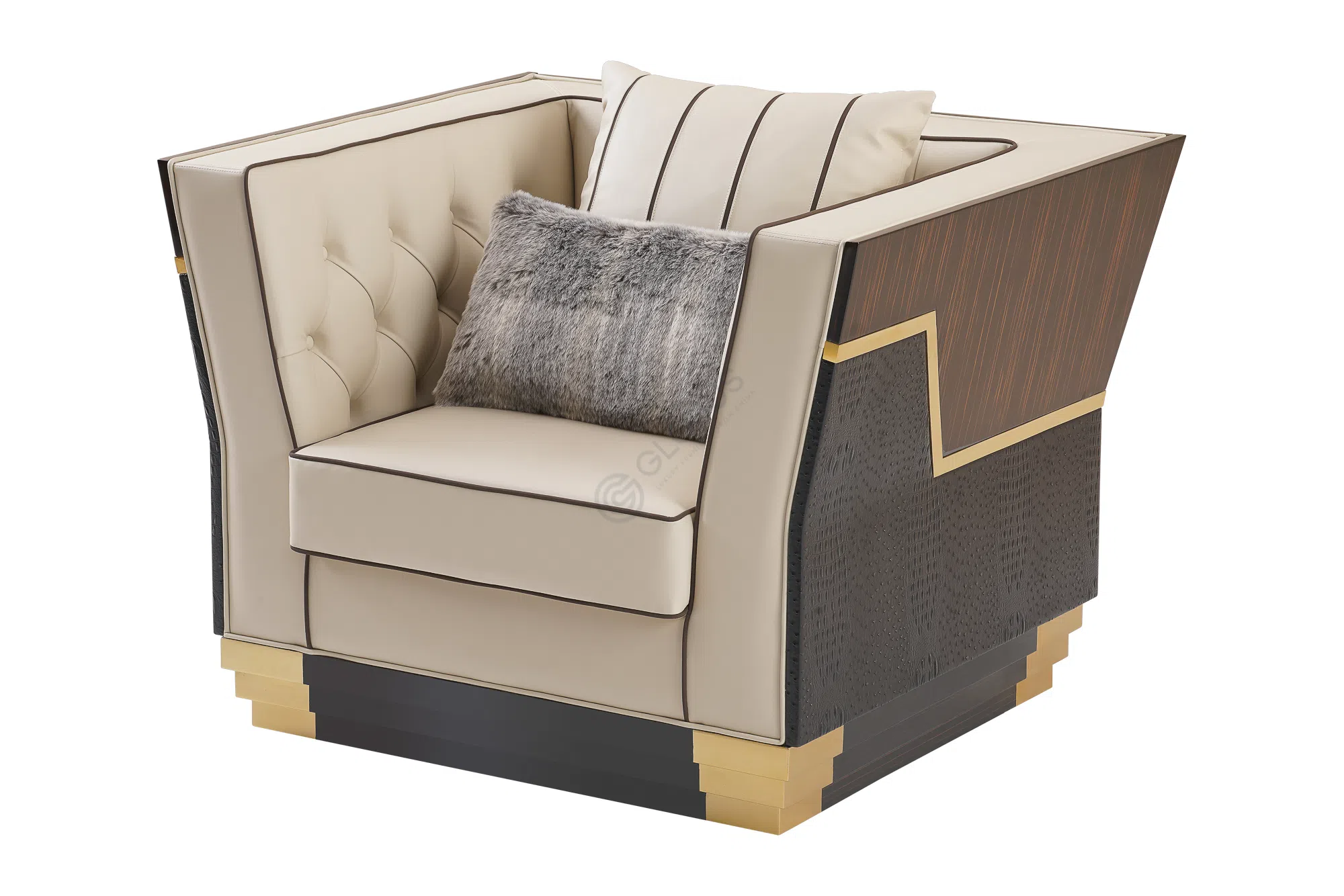 Armchair VISIONNAIRE Berry Capitonne