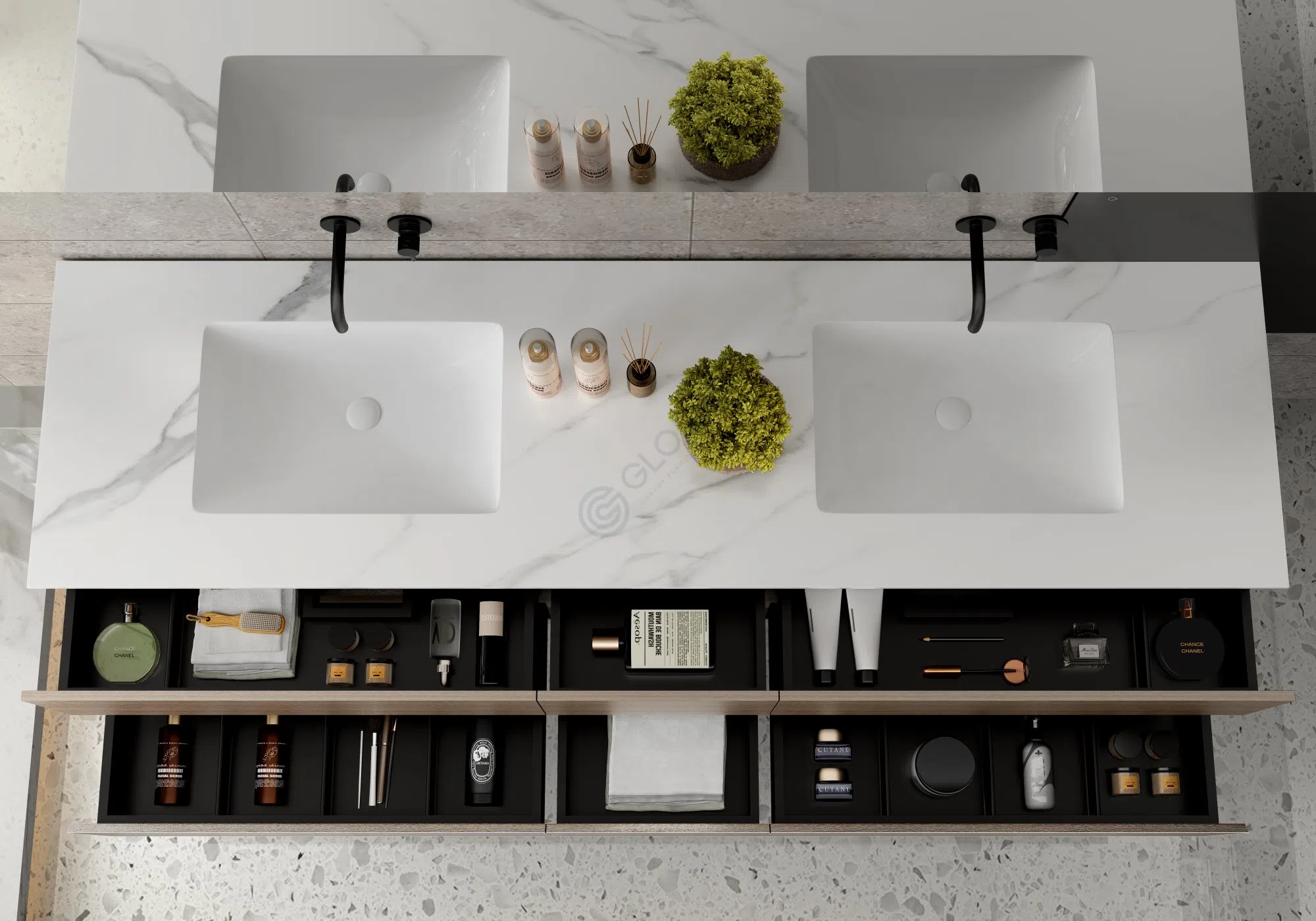 Bathroom cabinet Uneva