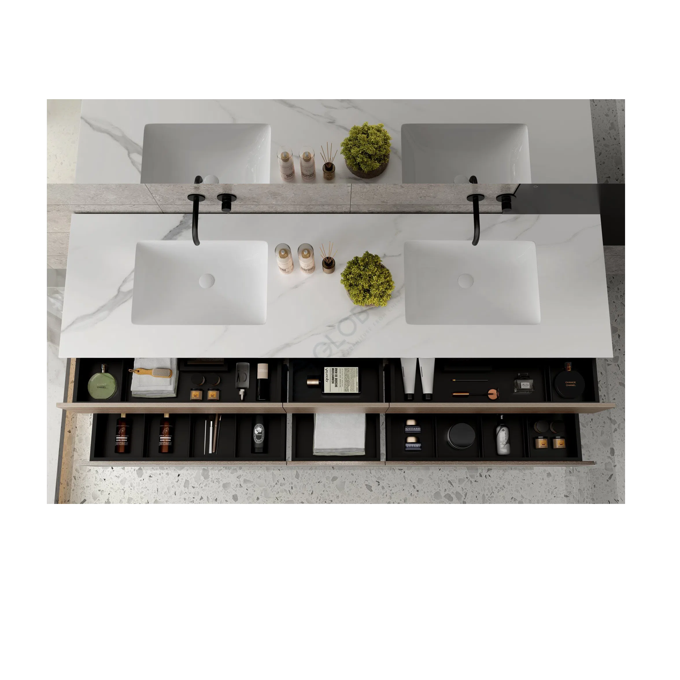 Bathroom cabinet Uneva