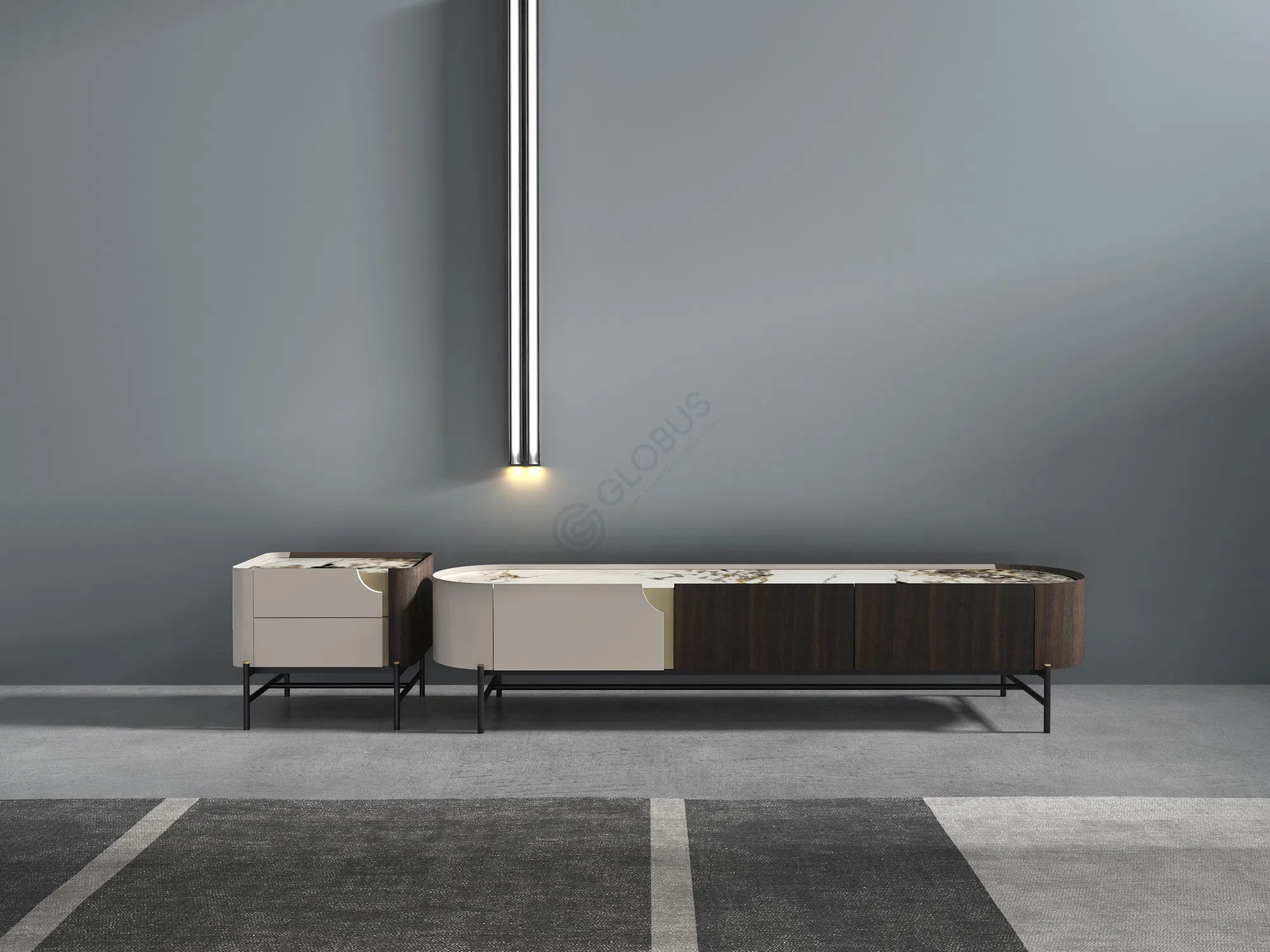 TV stand NATUZZI ITALIA Orfeo