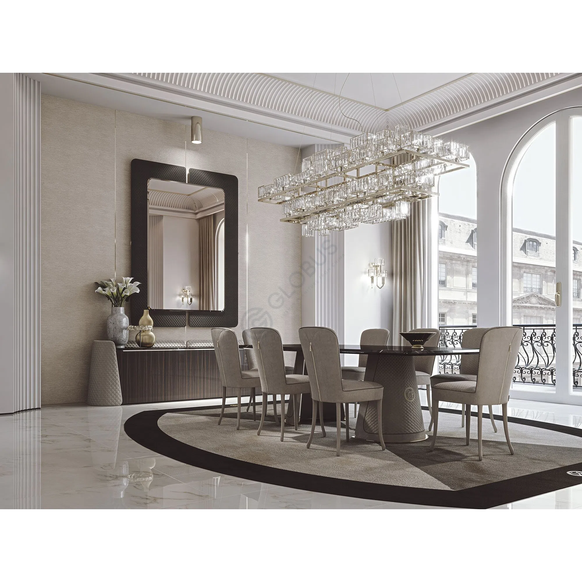 Dining table VITTORIA FRIGERIO Foscari
