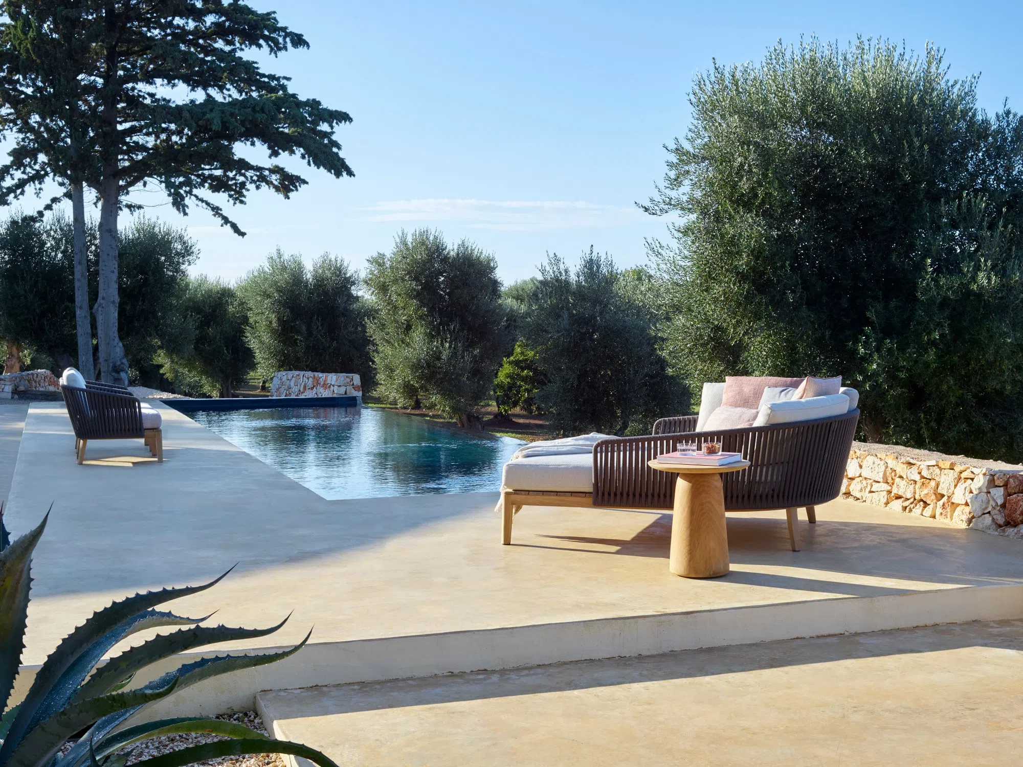 Outdoor sofa bed TRIBU Mood