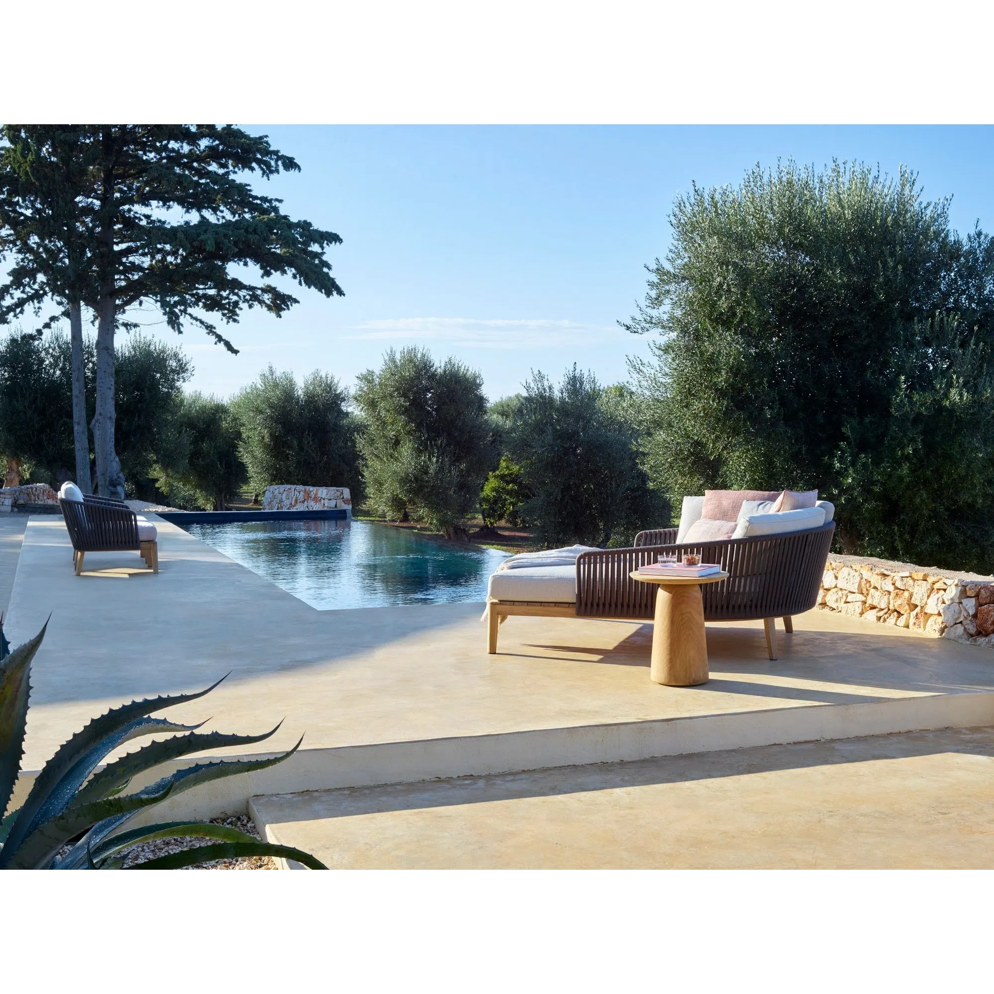 Outdoor sofa bed TRIBU Mood