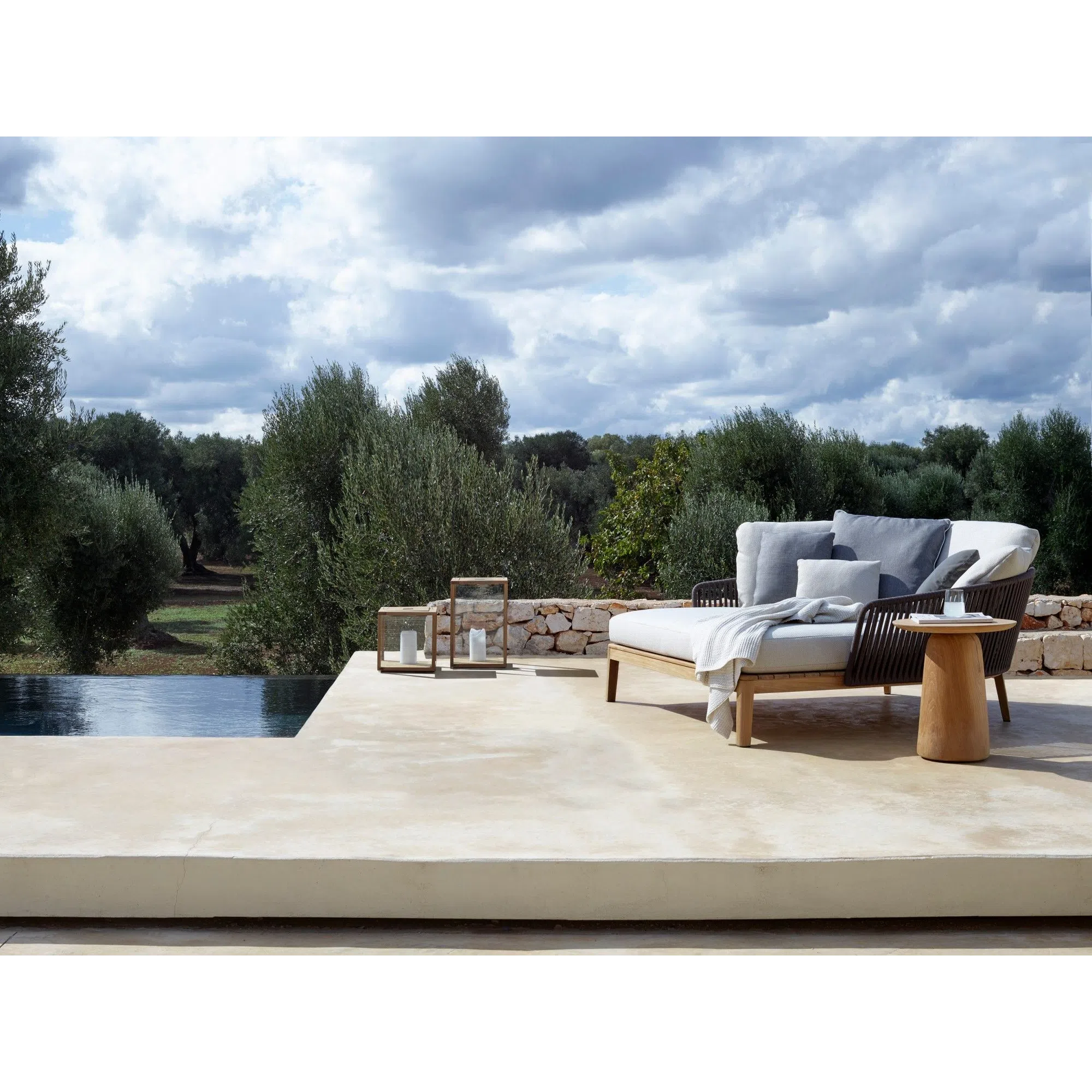 Outdoor sofa bed TRIBU Mood