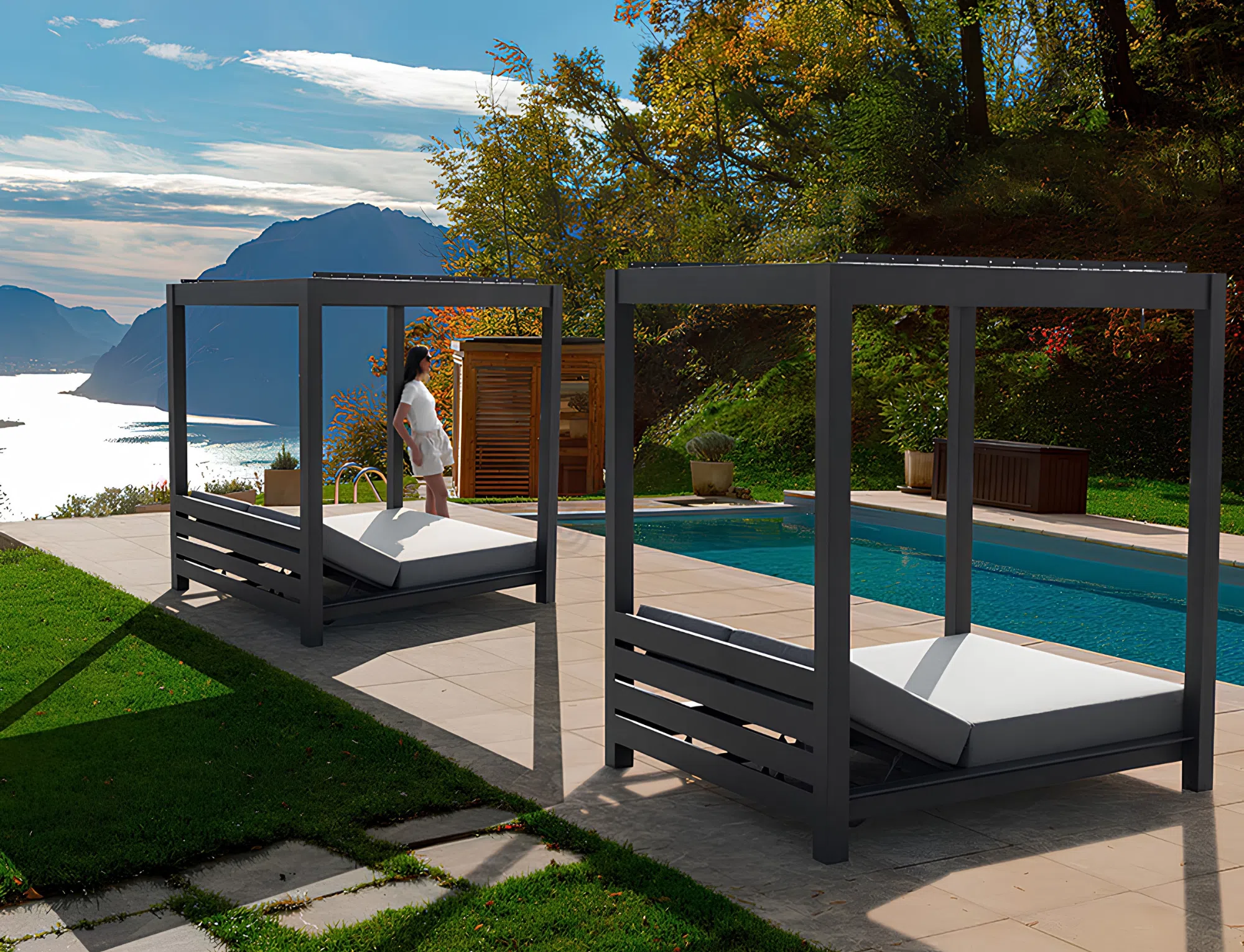 Outdoor sofa bed Dantel