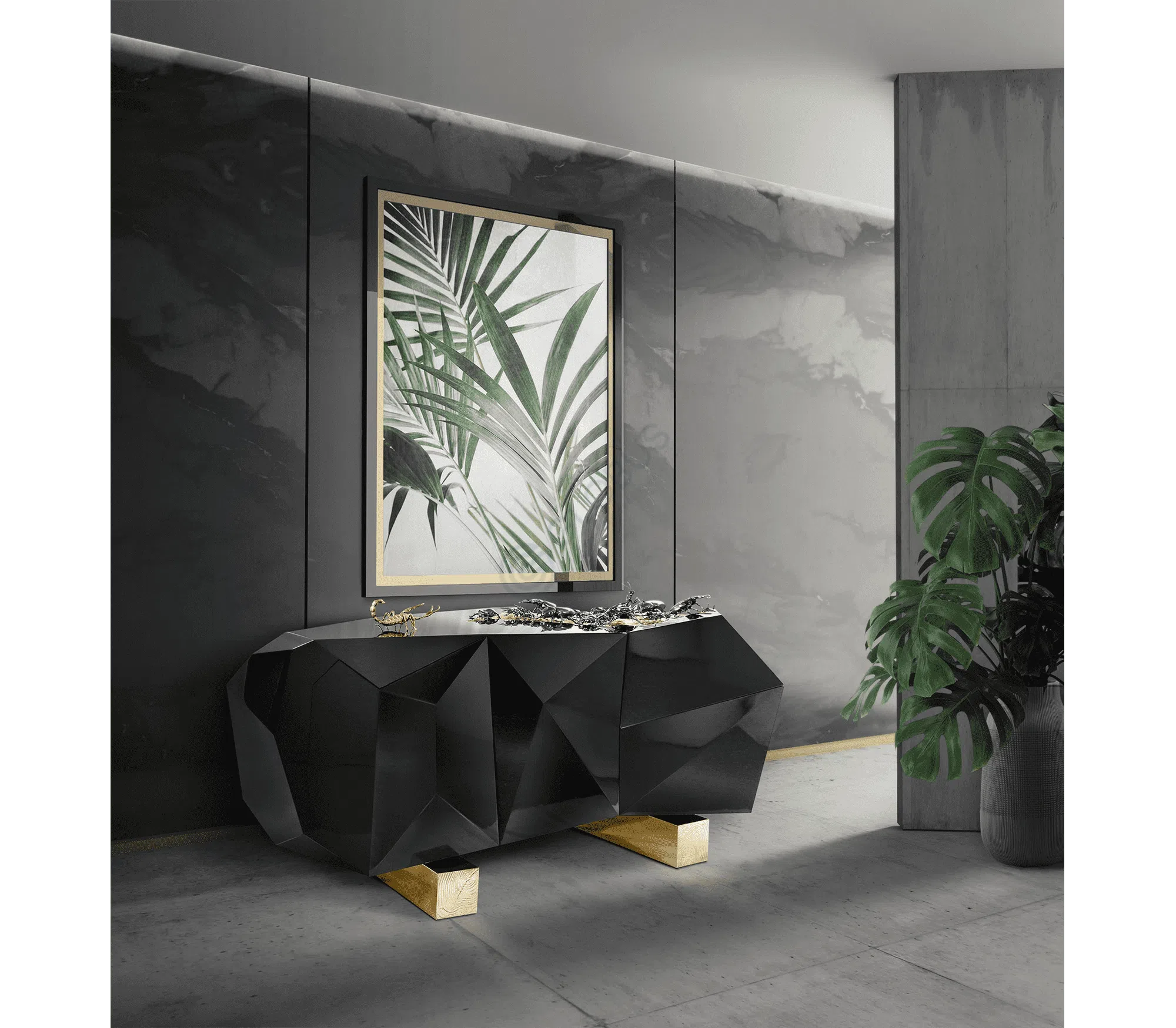 Sideboard BOCA DO LOBO Diamond Metamorphosis