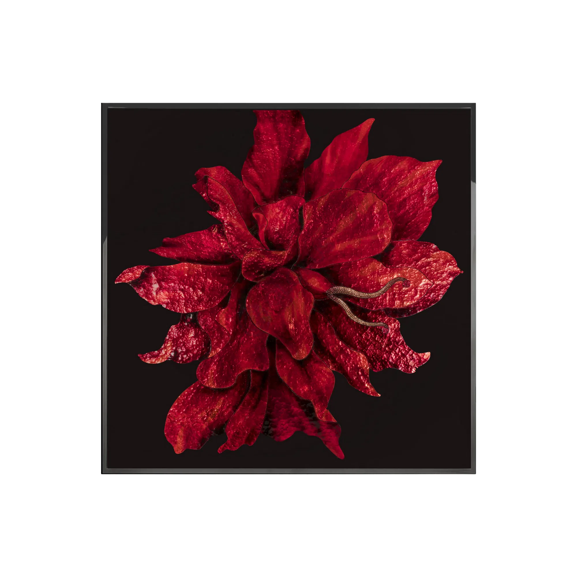 Painting VISIONNAIRE Red Flower