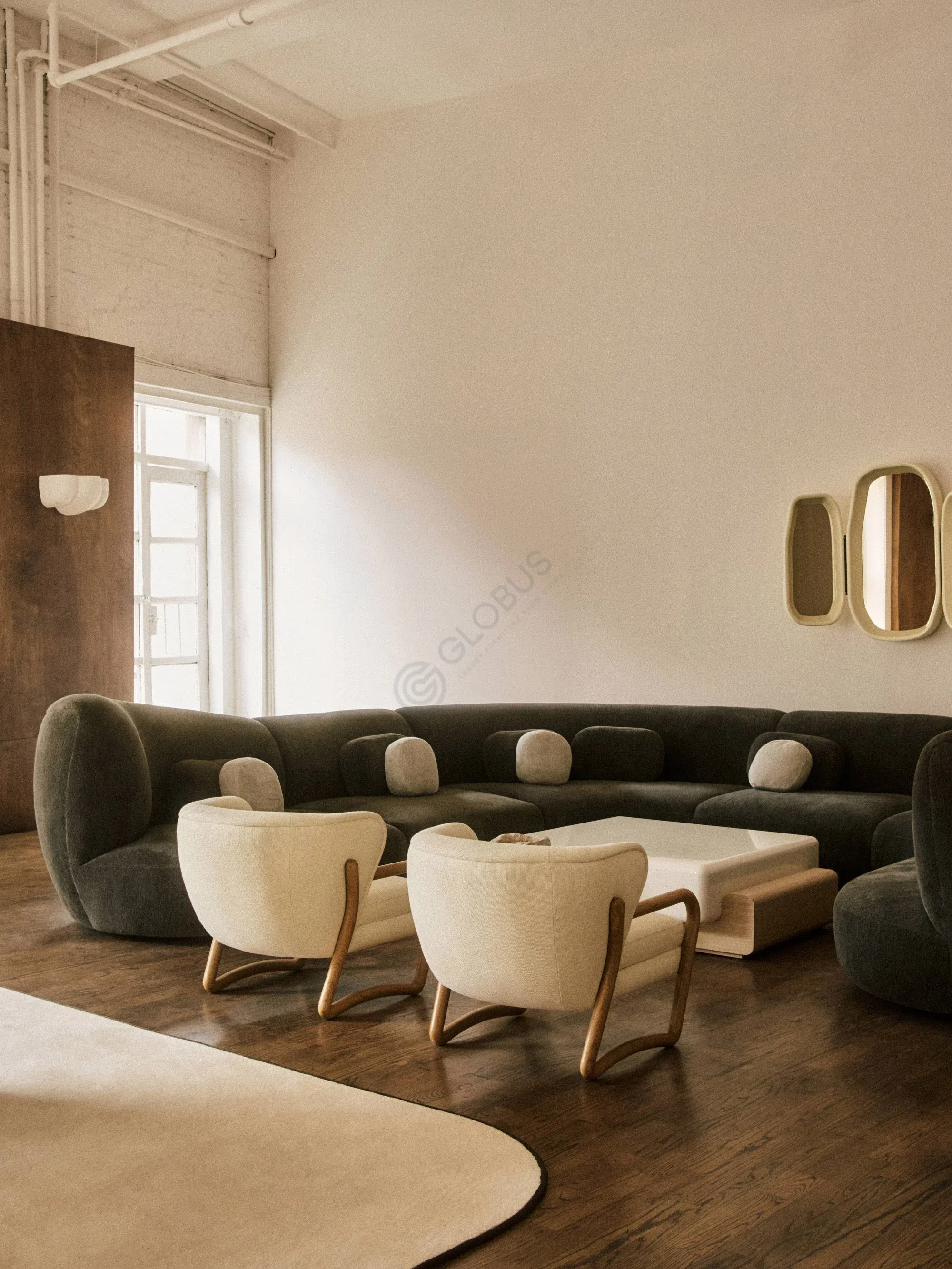 Armchair PIERRE AUGUSTIN ROSE Polus 016