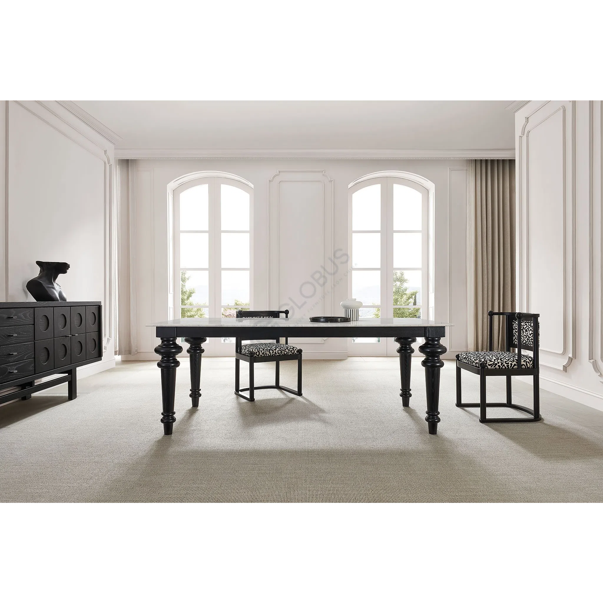 Dining table GERVASONI Gray