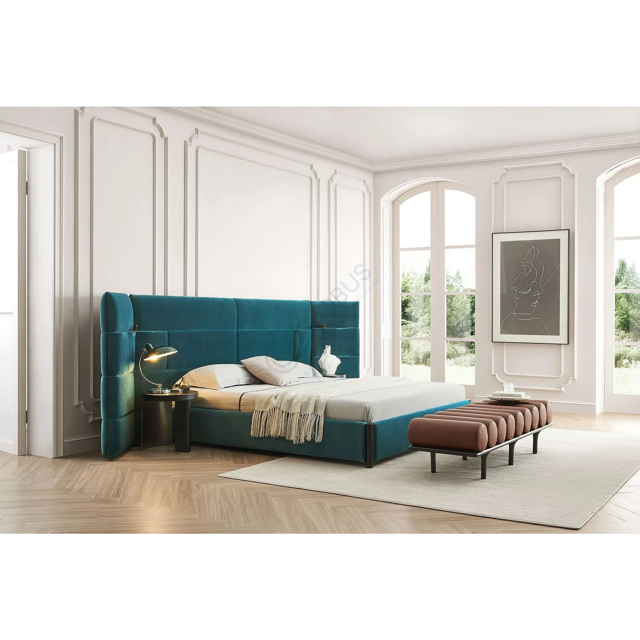 Bed CASSINA Bio Mbo