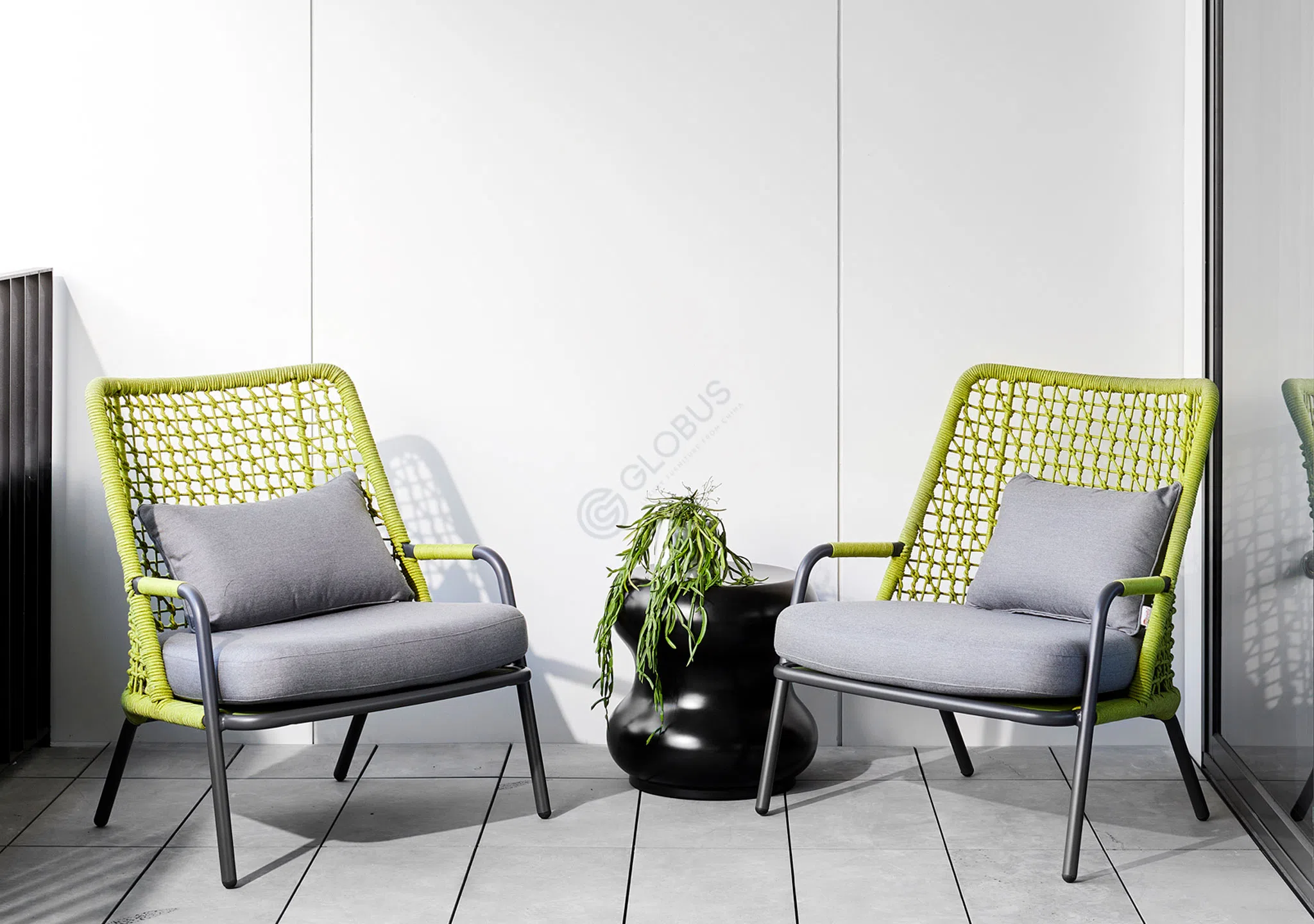 Outdoor armchair Ghino