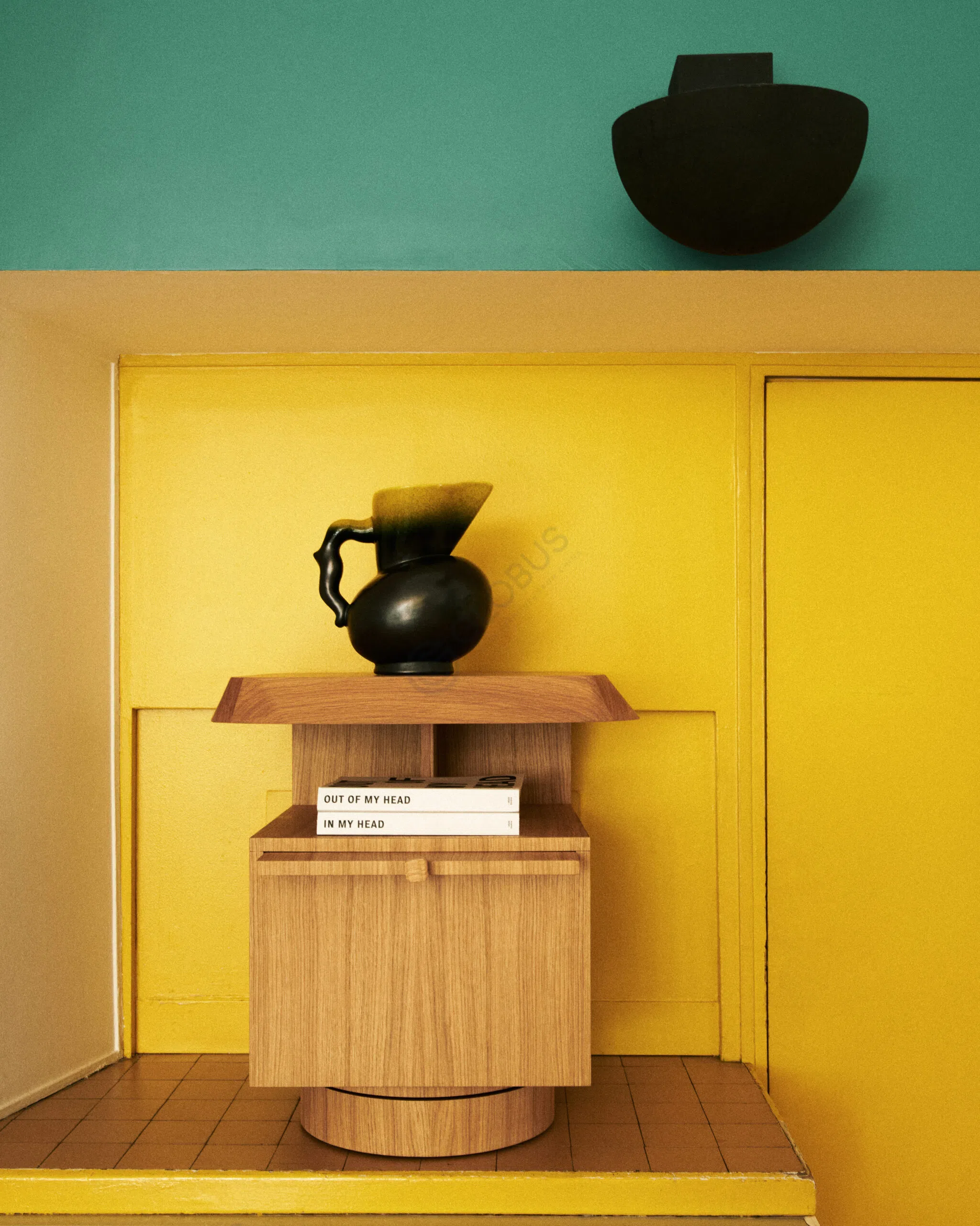 Bedside table PIERRE AUGUSTIN ROSE Atlas Mini