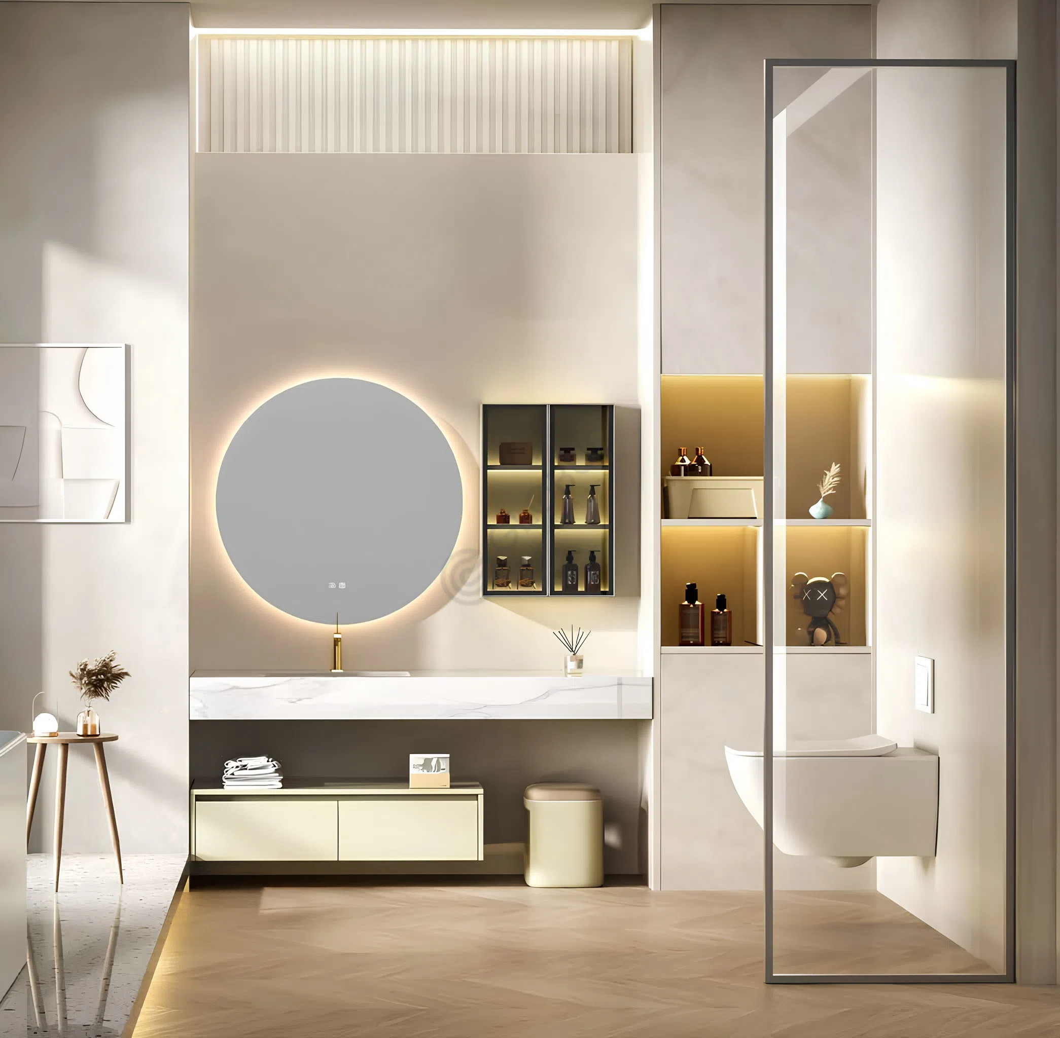 Tall bathroom cabinet Adonys