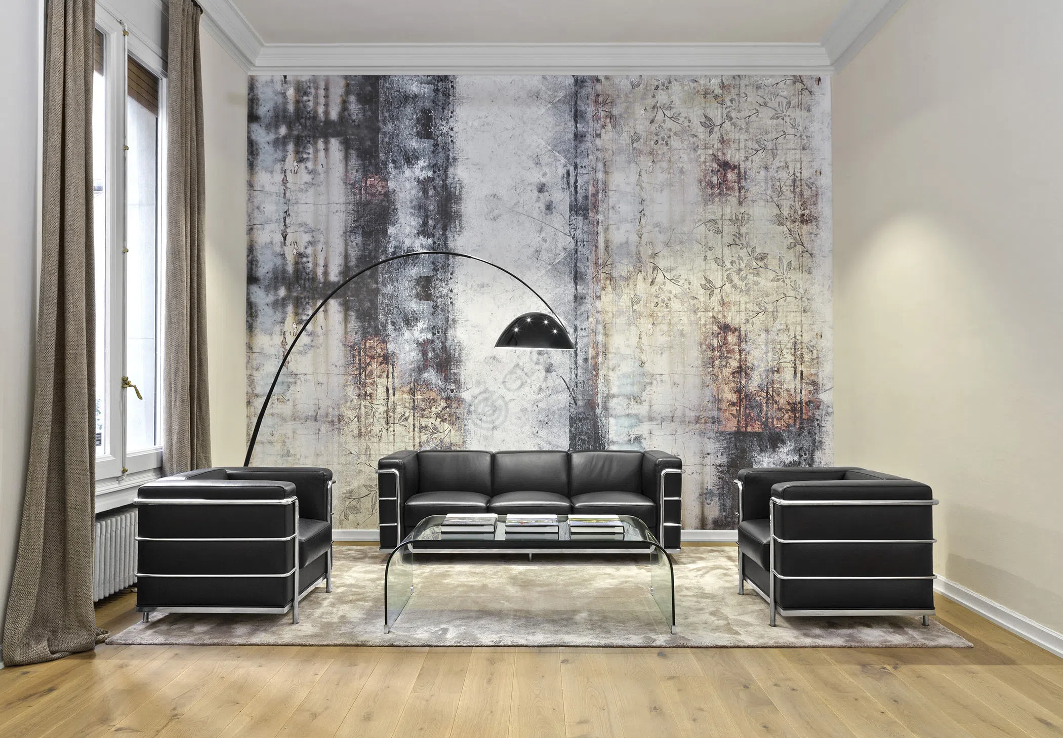 Floor lamp ESTILUZ Pluma P-2959