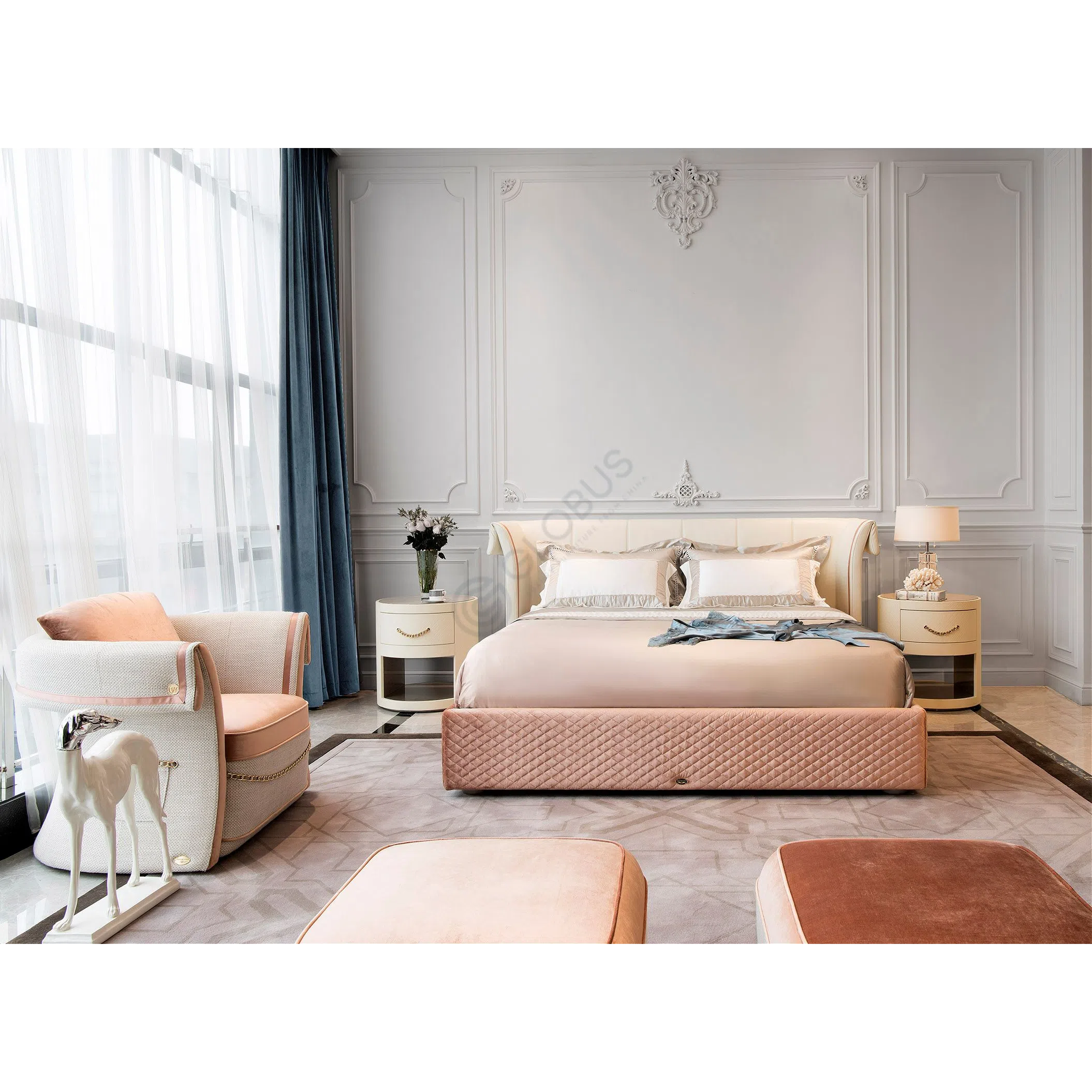 Bed COLOMBO STILE Rue Cambon