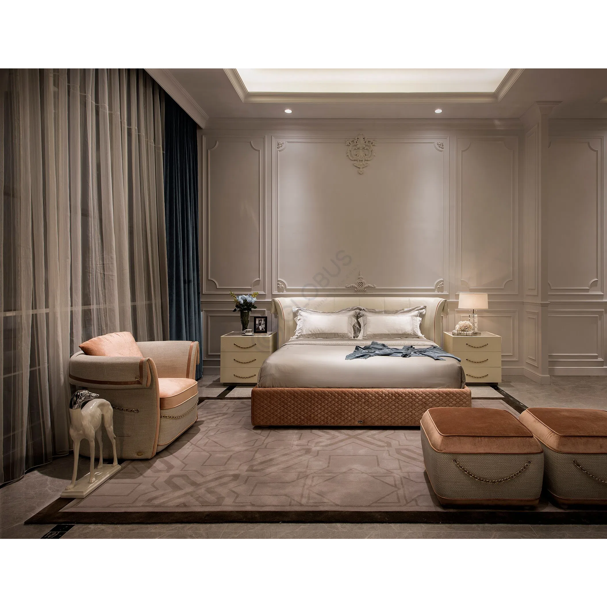 Pouf COLOMBO STILE Rue Cambon