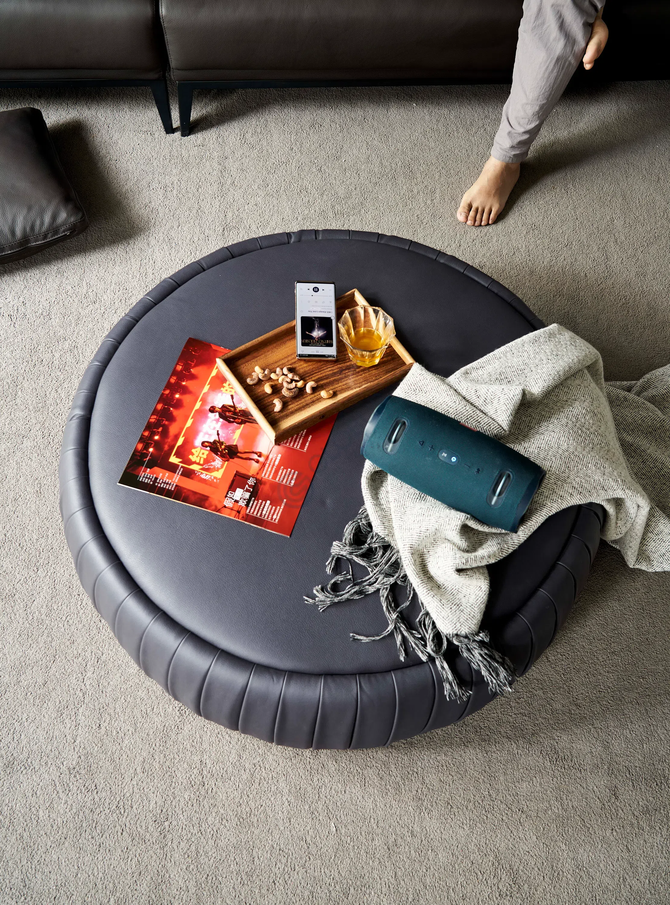 Pouf TONIN CASA Plissé