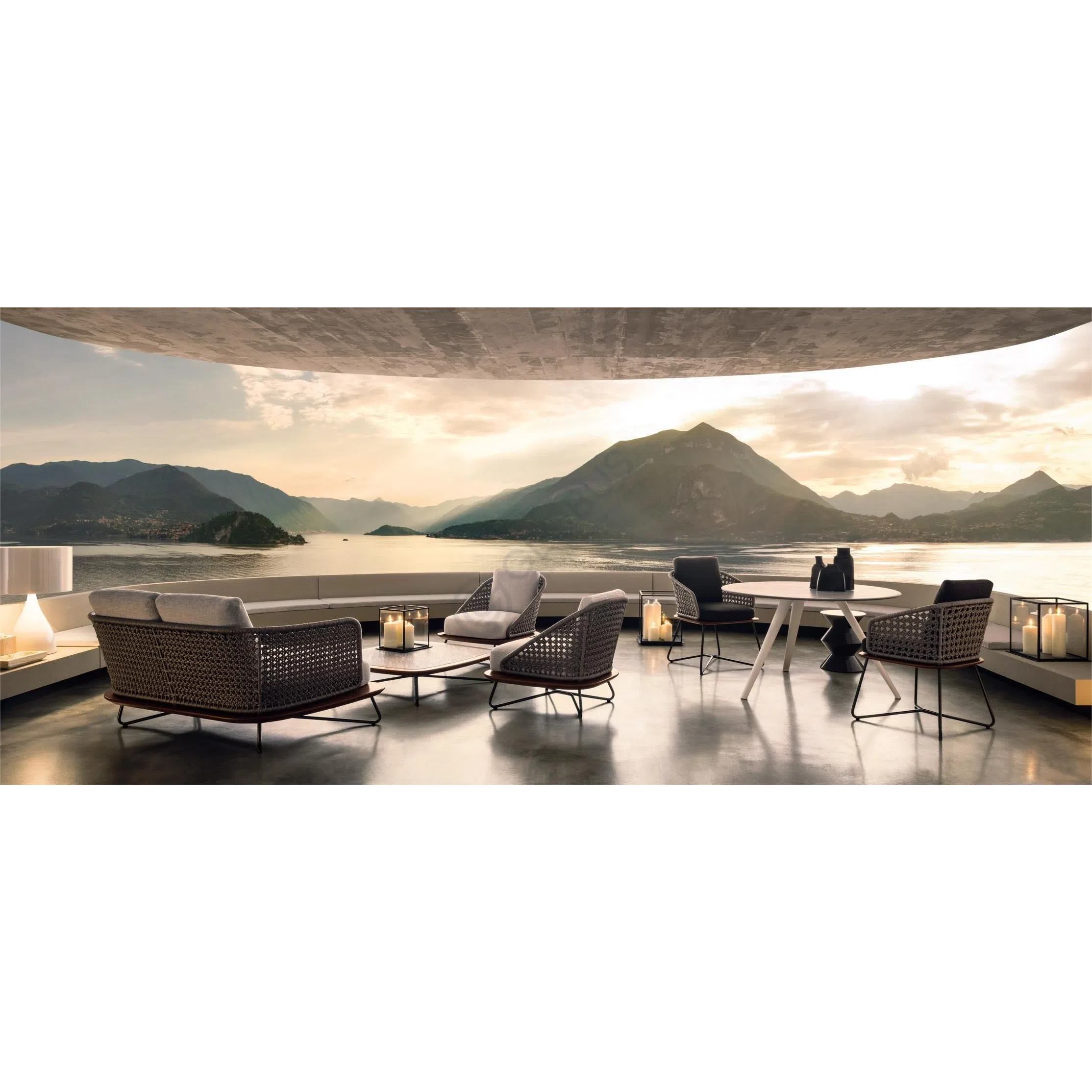 Outdoor sofa MINOTTI Rivera