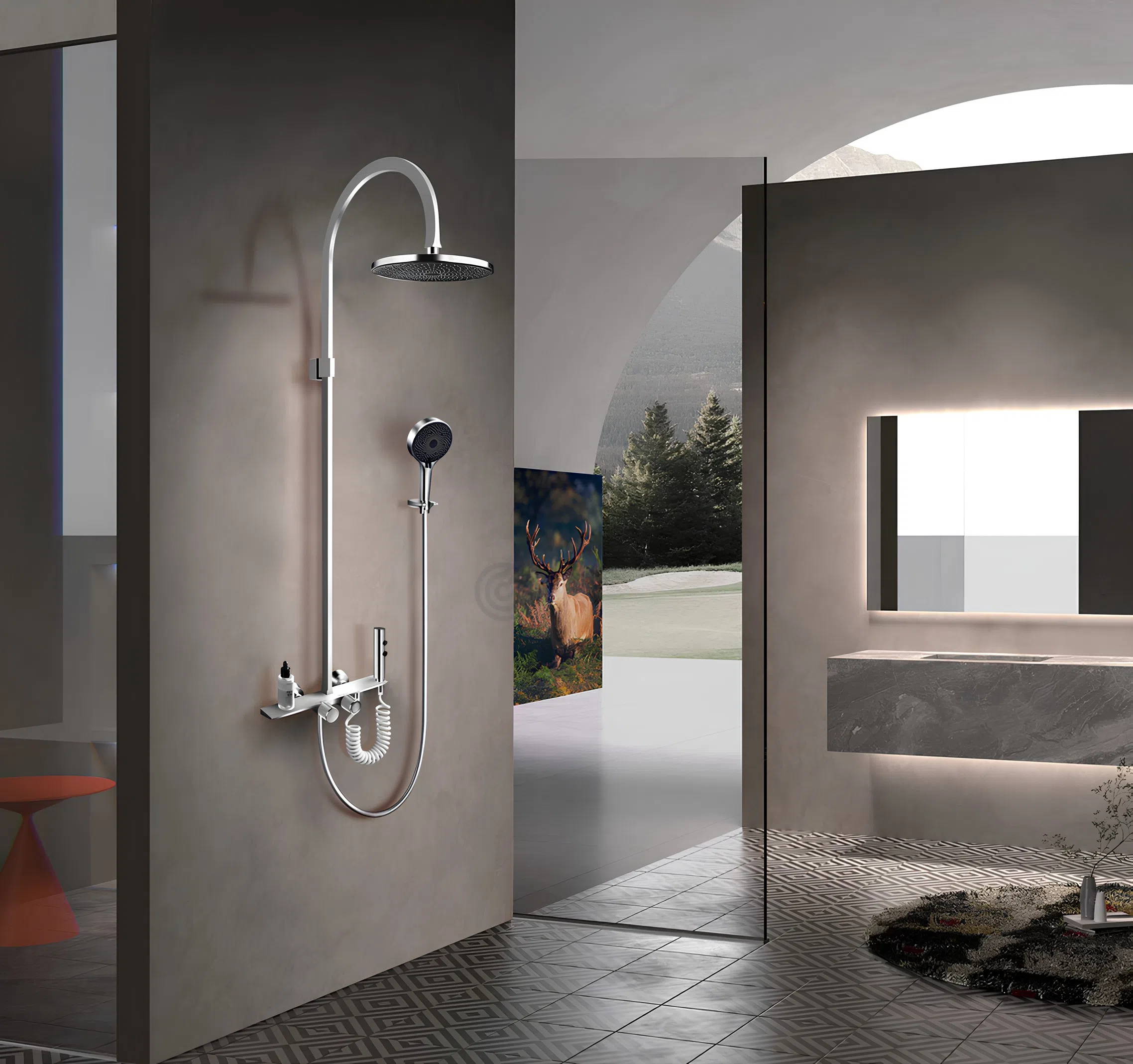 Shower mixer Macerata