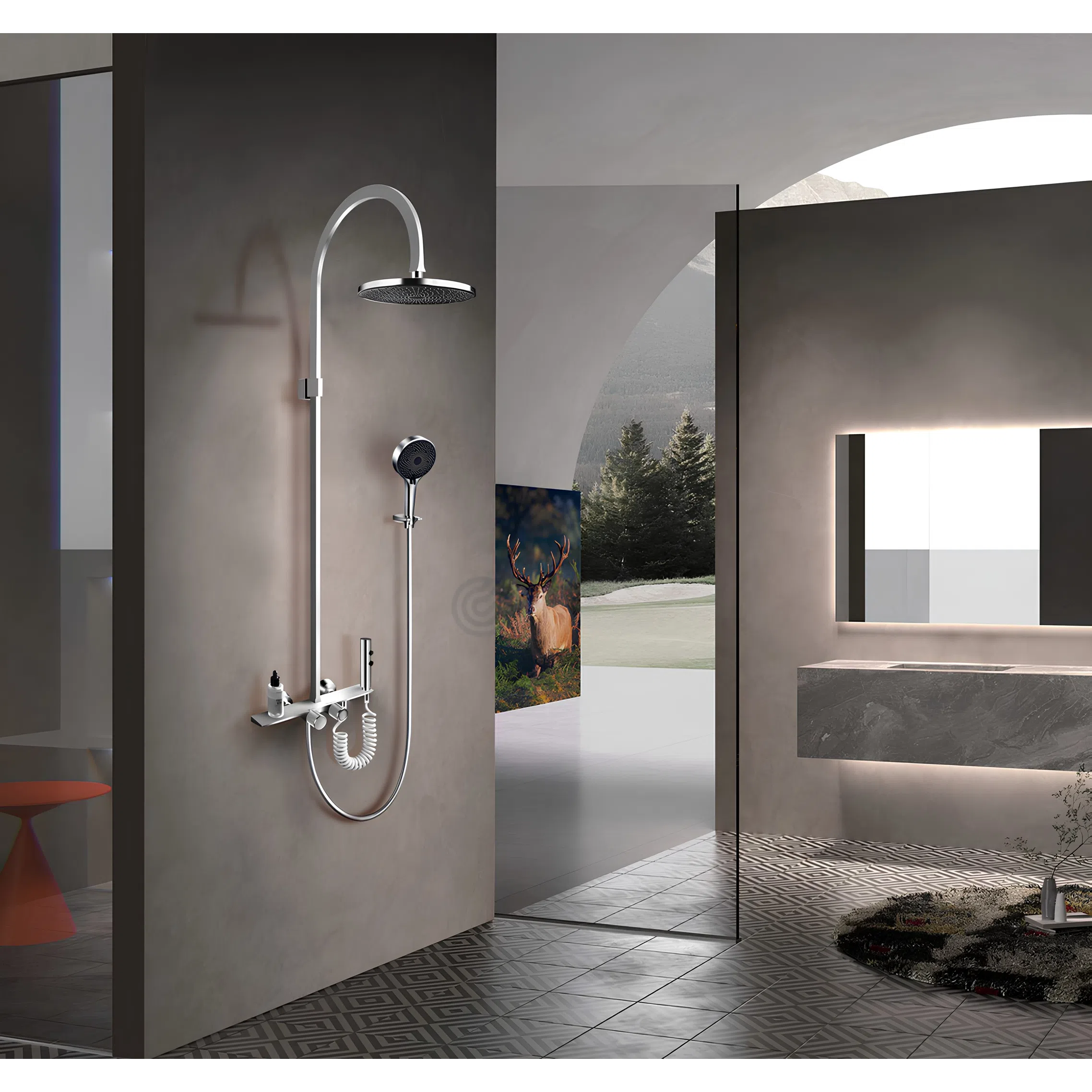 Shower mixer Macerata