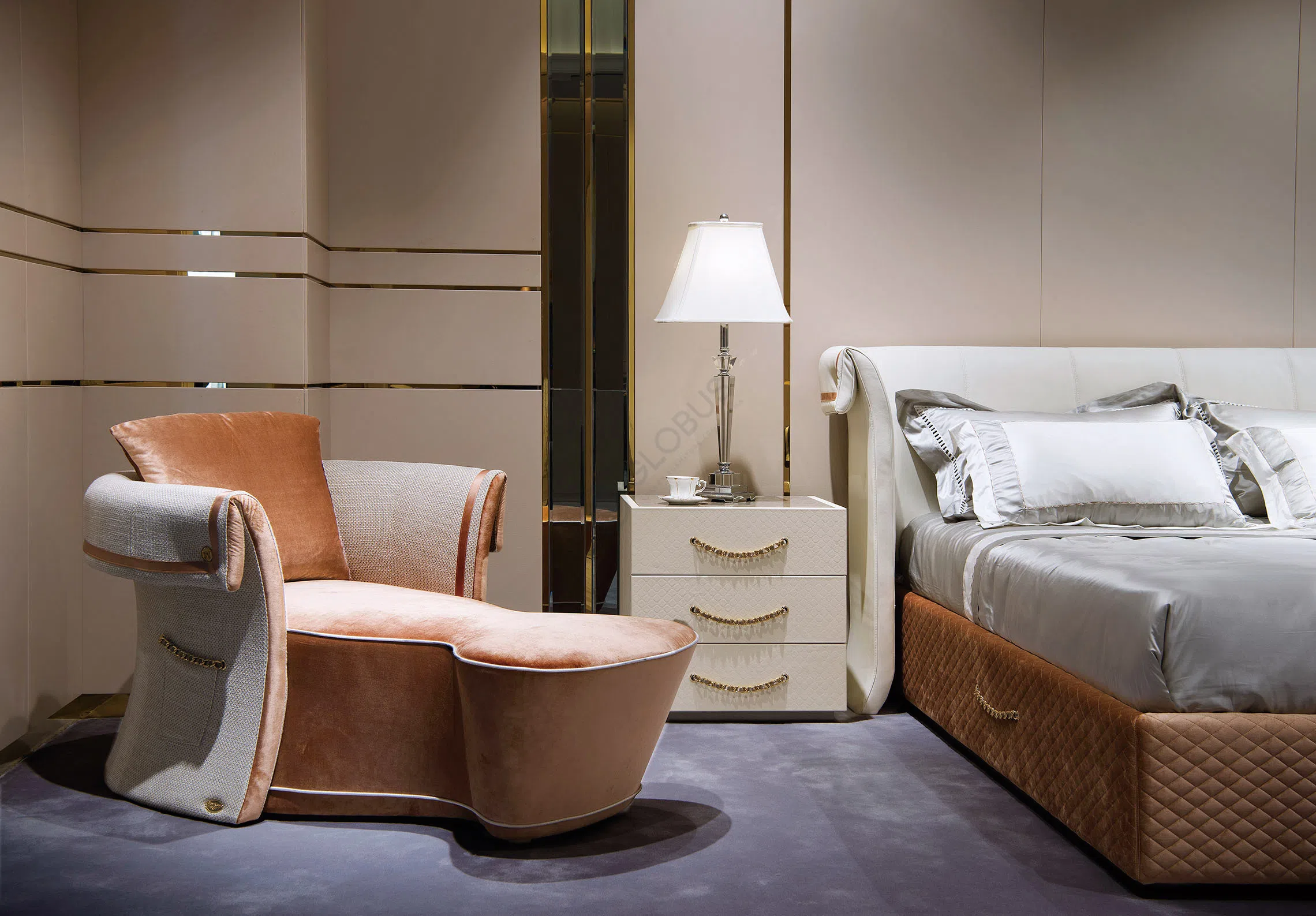 Bed COLOMBO STILE Rue Cambon
