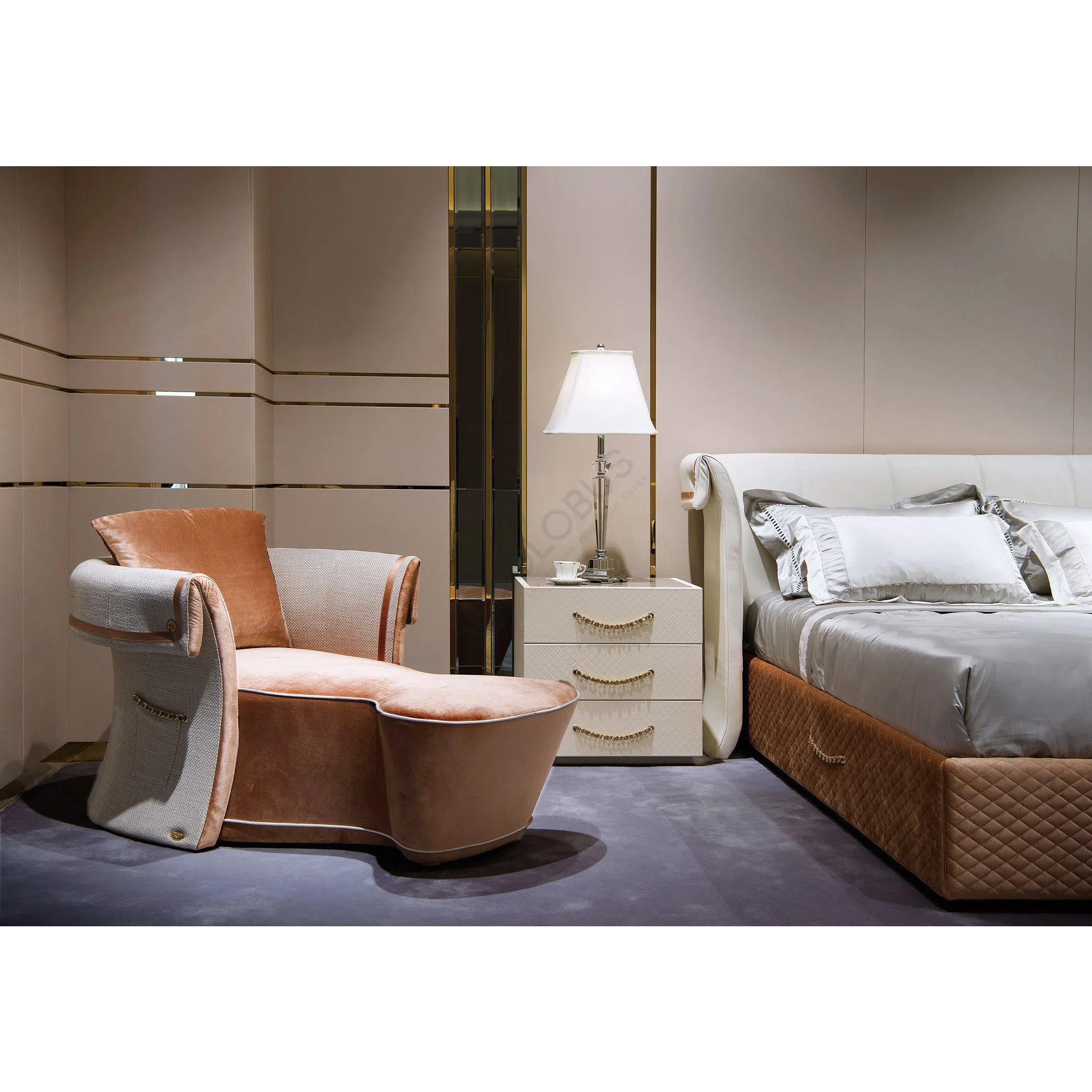 Bed COLOMBO STILE Rue Cambon